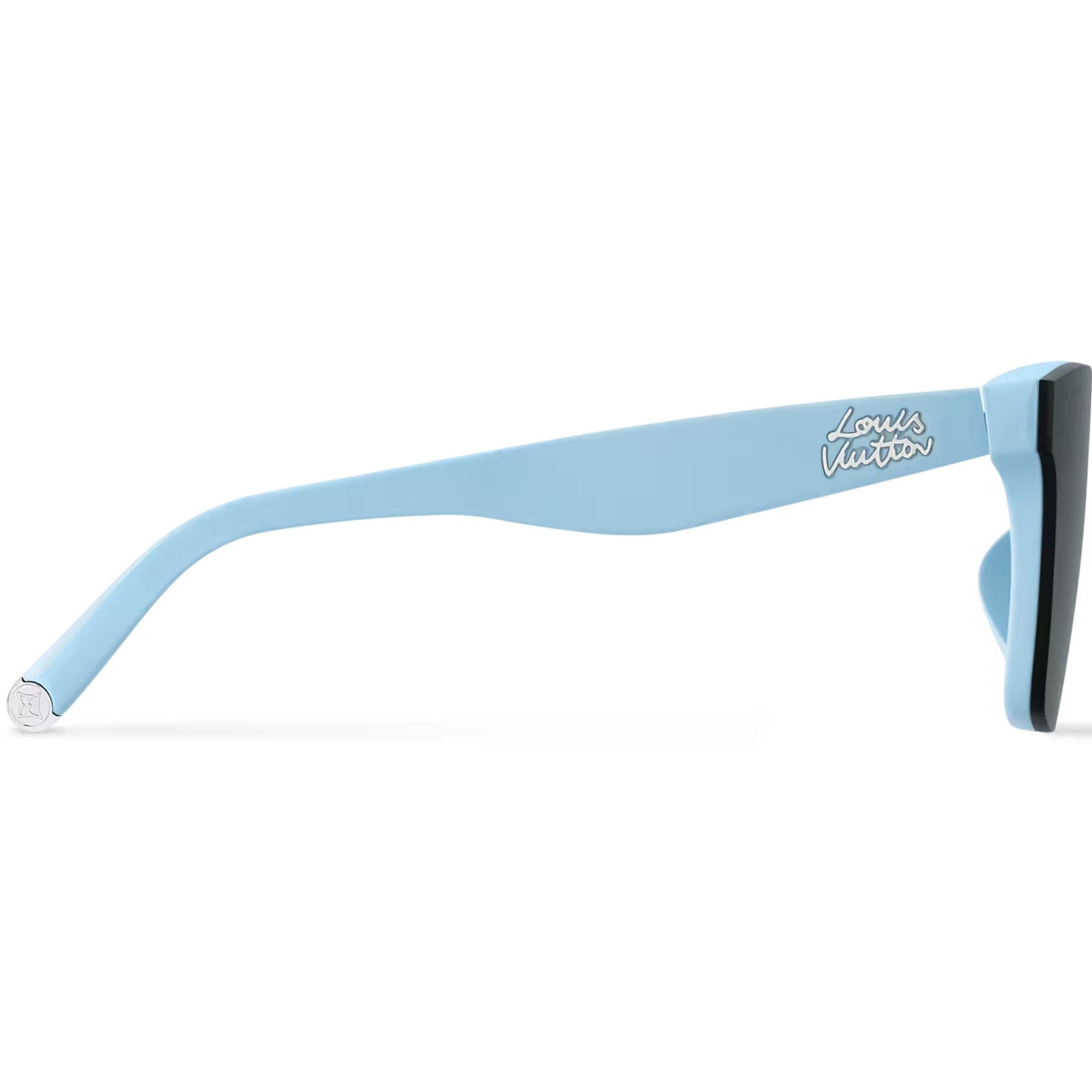 Kính LV Script Square Sunglasses Blue 3