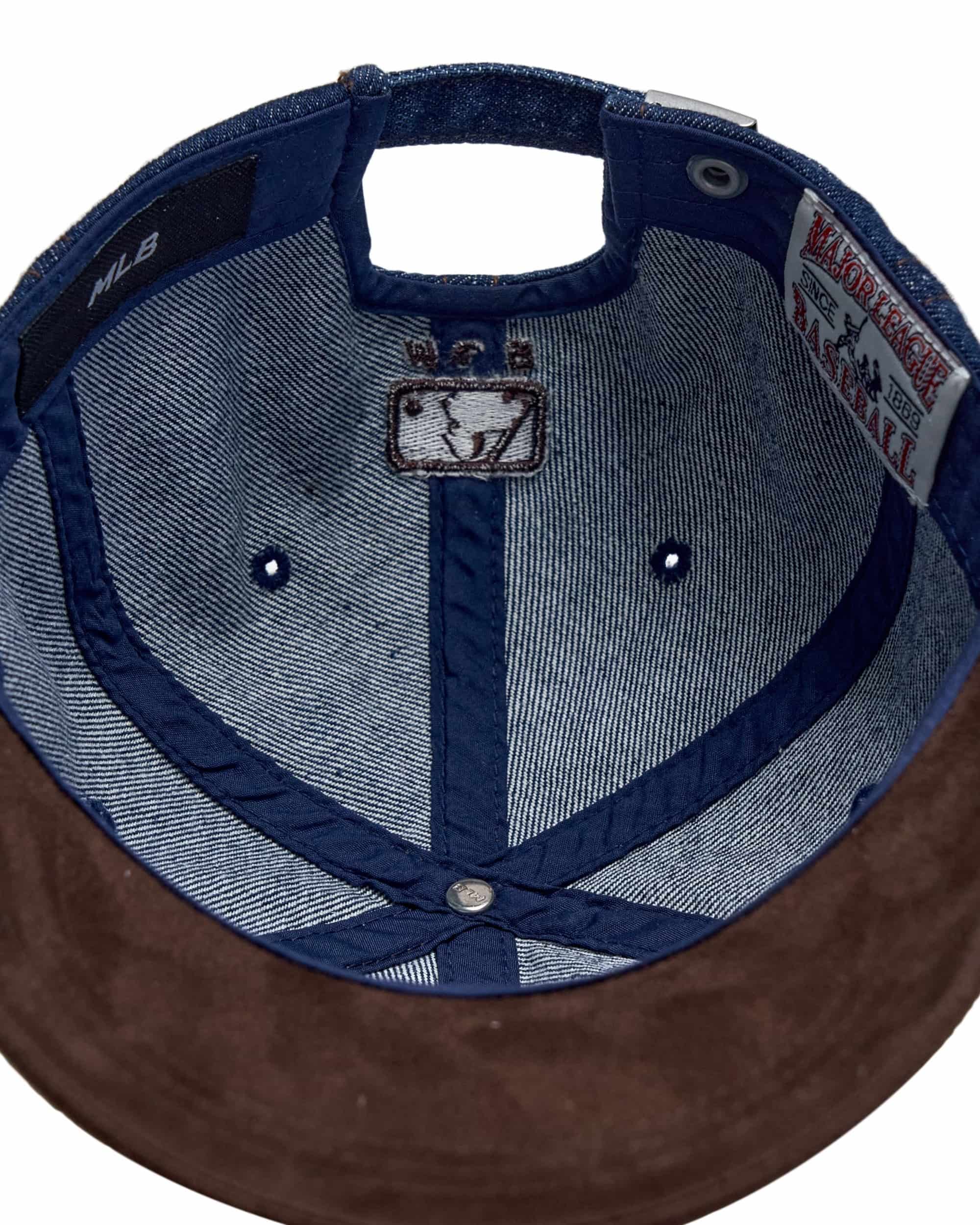 Nón bóng chày MLB Denim Suede Unstructured Ball Cap Boston Red Sox 3ACPB125N-43NYS 1