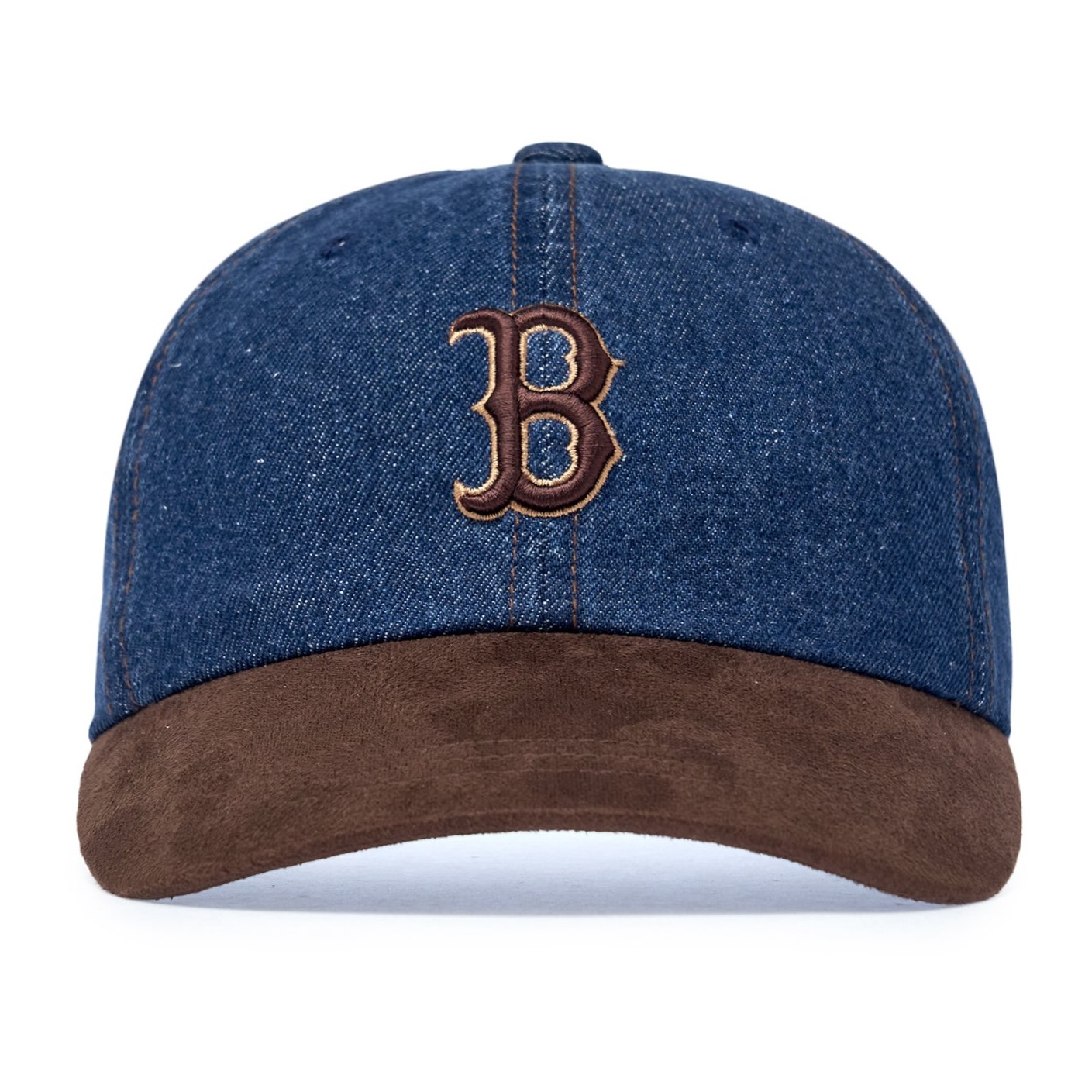 Nón bóng chày MLB Denim Suede Unstructured Ball Cap Boston Red Sox 3ACPB125N-43NYS 5