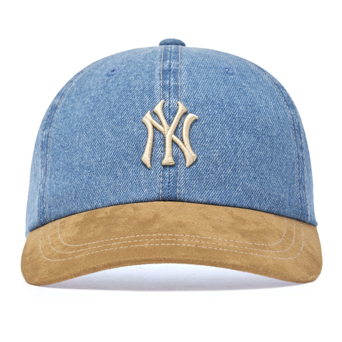 Nón bóng chày MLB New York Yankees Denim Suede Touch Unstructured Ball Cap 3ACPB125N-50BGS 4