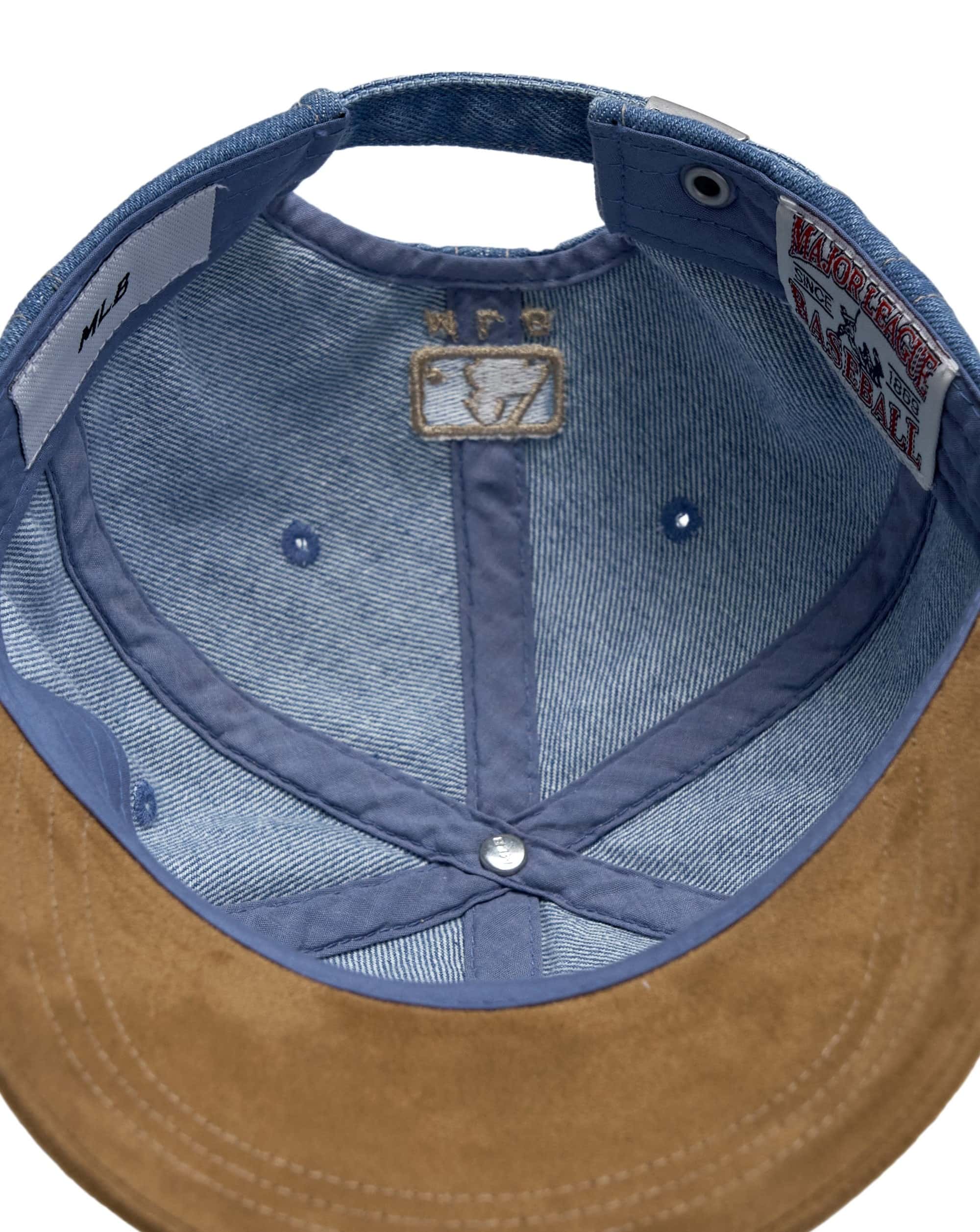 Nón bóng chày MLB New York Yankees Denim Suede Touch Unstructured Ball Cap 3ACPB125N-50BGS 5