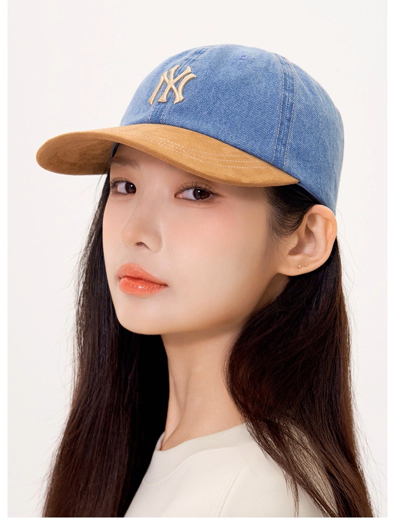 Nón bóng chày MLB New York Yankees Denim Suede Touch Unstructured Ball Cap 3ACPB125N-50BGS 7