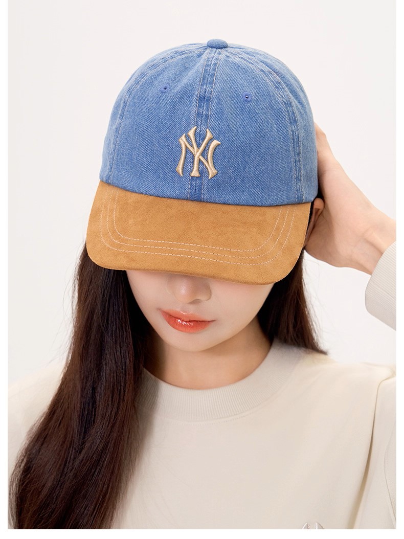Nón bóng chày MLB New York Yankees Denim Suede Touch Unstructured Ball Cap 3ACPB125N-50BGS 9