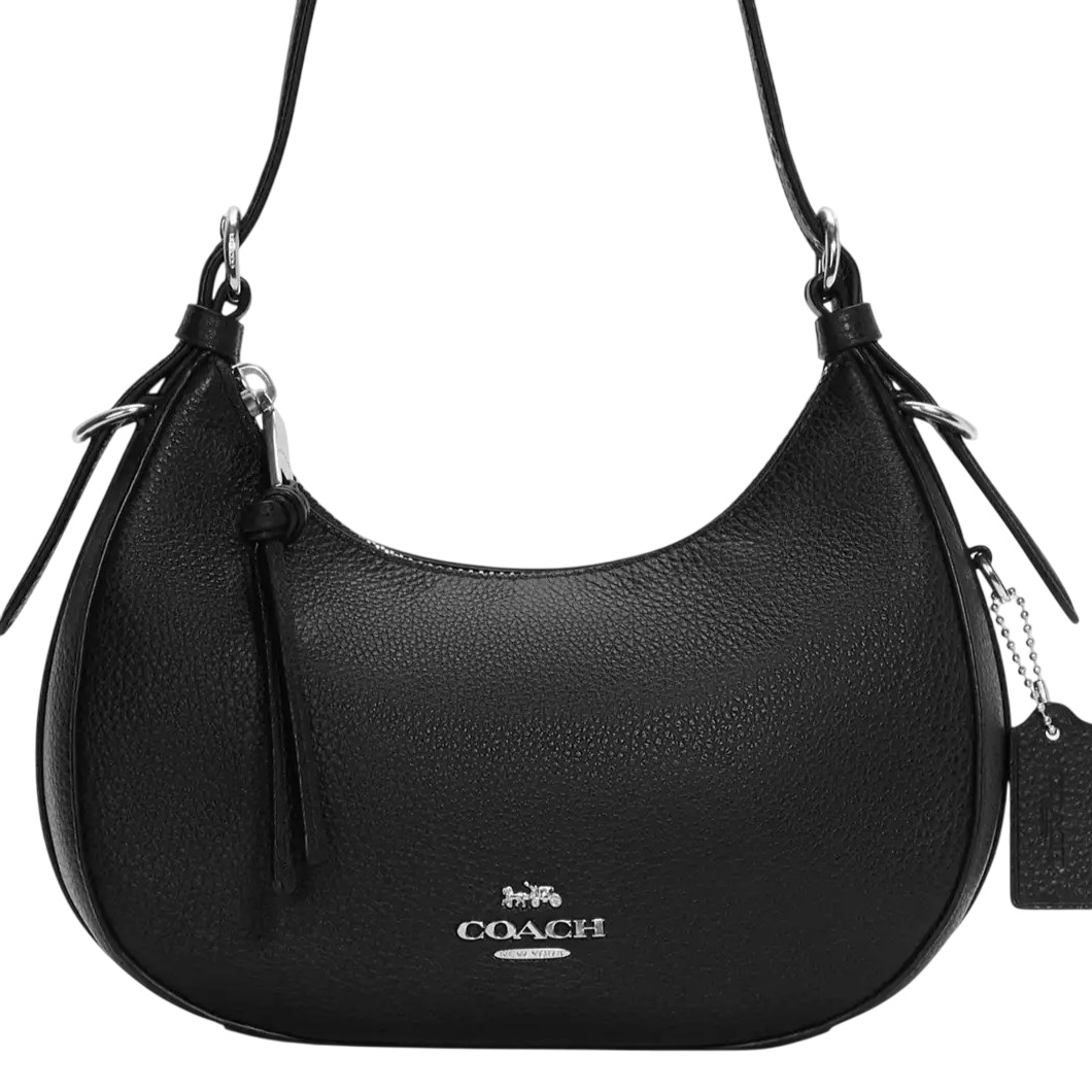 Túi Coach nữ Kleo Hobo Black C6807 3