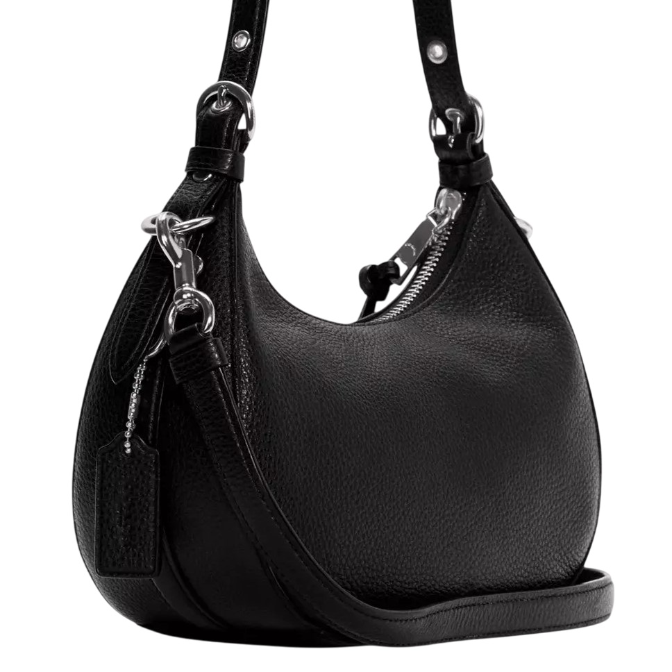 Túi Coach nữ Kleo Hobo Black C6807 7