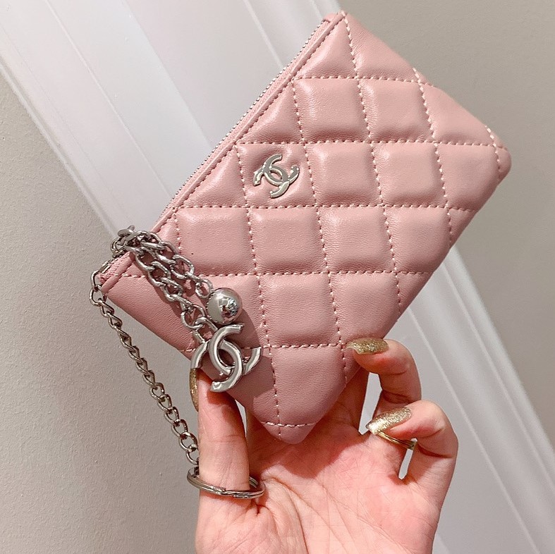 CHANEL Caviar Quilted Mini Wallet On Chain WOC Black 1250629  FASHIONPHILE