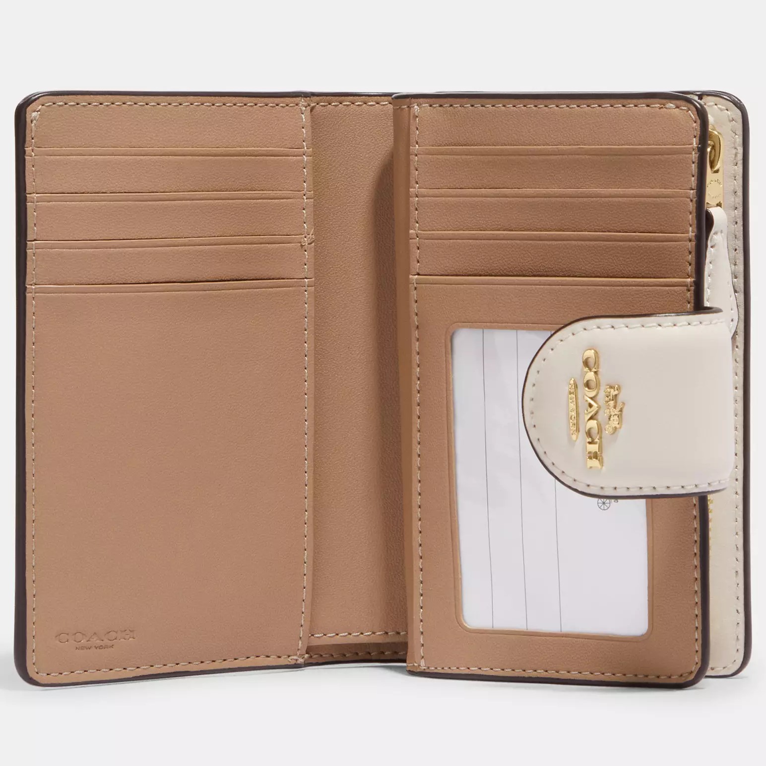 Ví Coach nữ Medium Corner Zip Wallet In Signature Canvas With Nostalgic Ditsy Print CH480 3