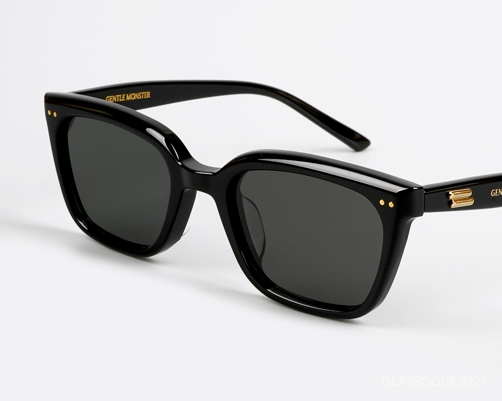 Mắt Kính Gentle Monster Breezebe 01 Gray Lenses Black Acetate Frame 11