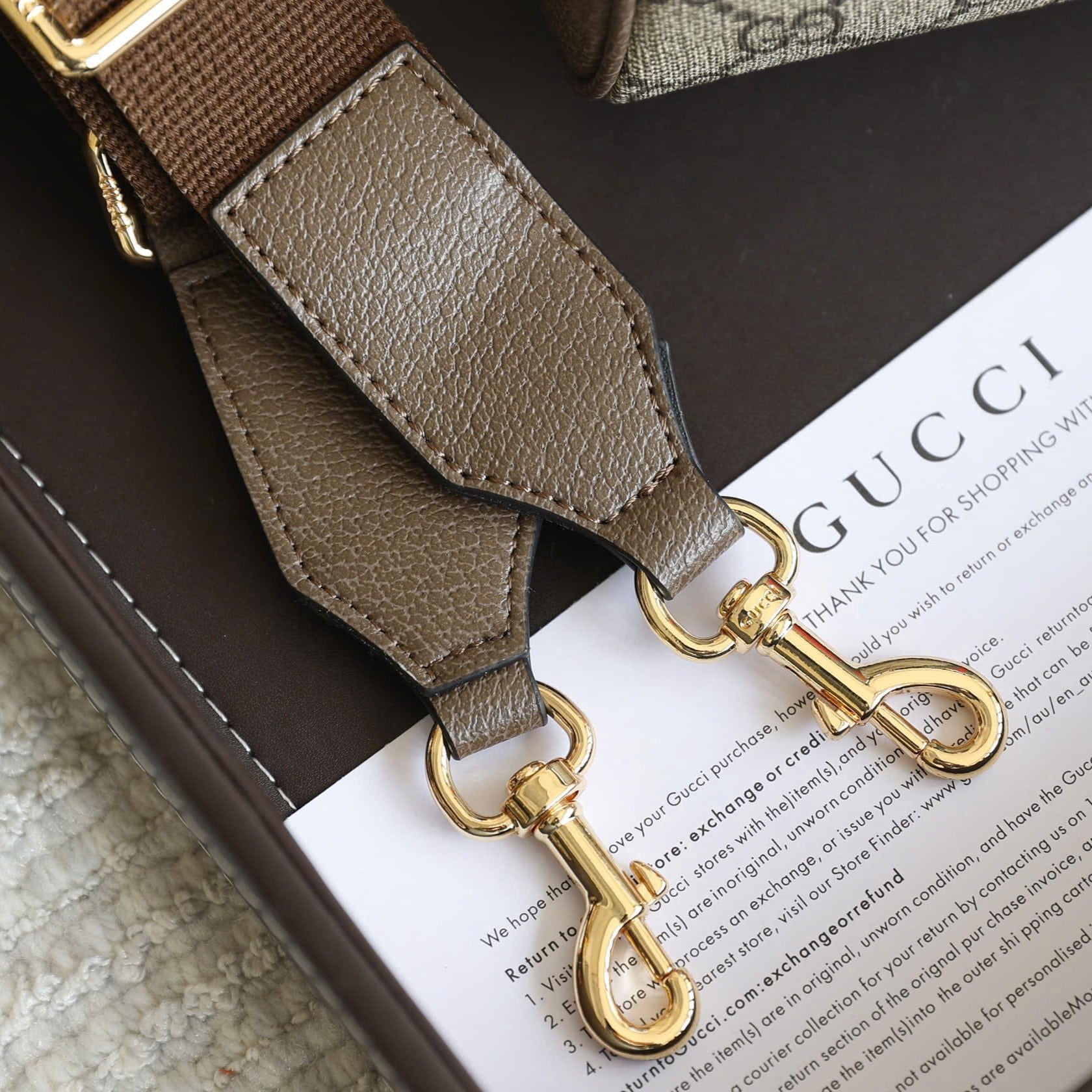 Túi Gucci Mini Ophidia Top-handle Bag in GG Supreme Canvas 1