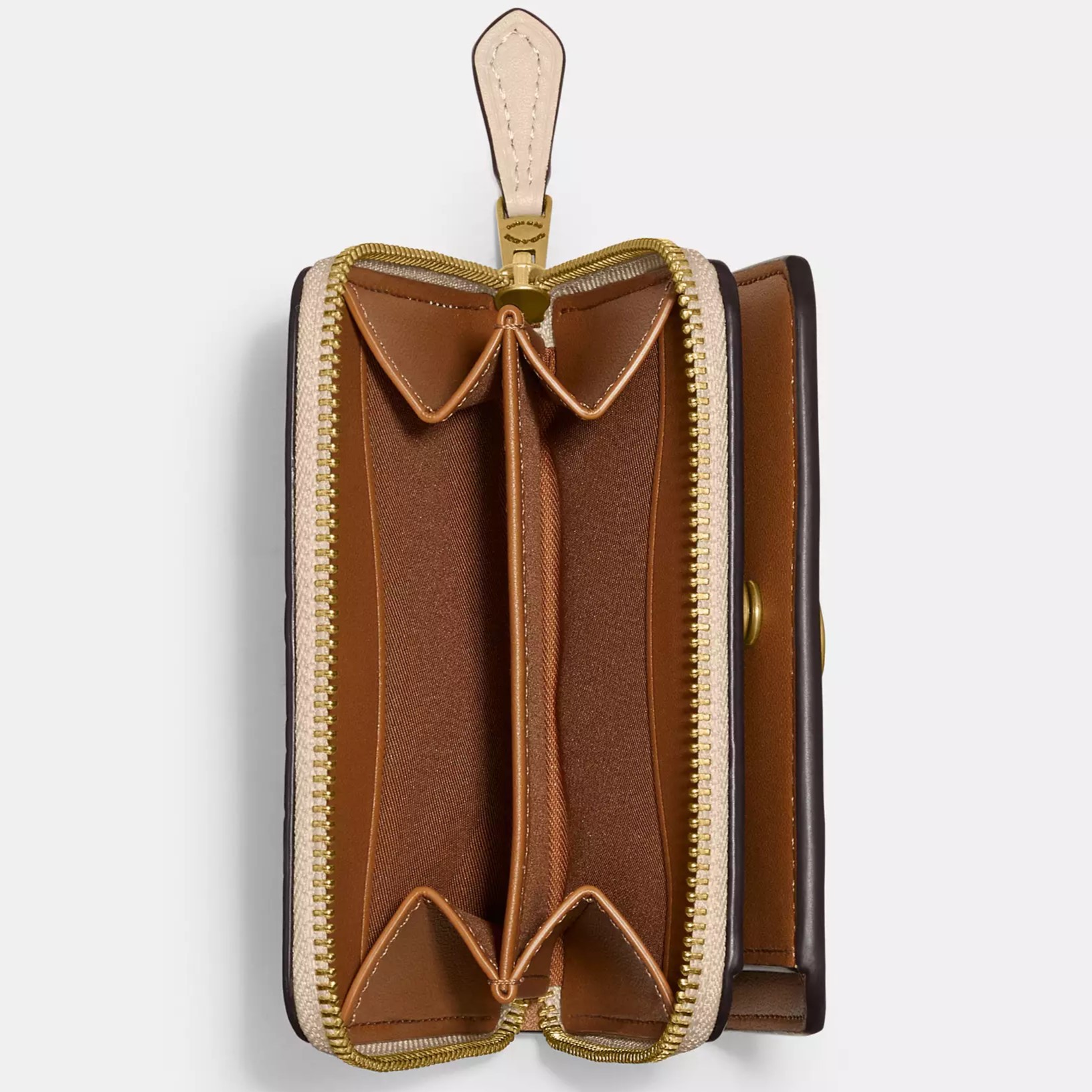VÍ COACH IN HOA BILLFOLD WALLET WITH FLORAL PRINT CI193 1
