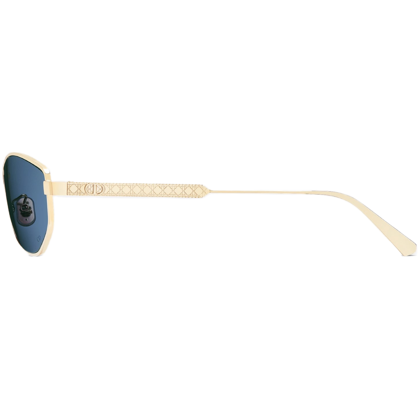 Kính mát Dior Cannage B1U Blue Oval Sunglasses 2