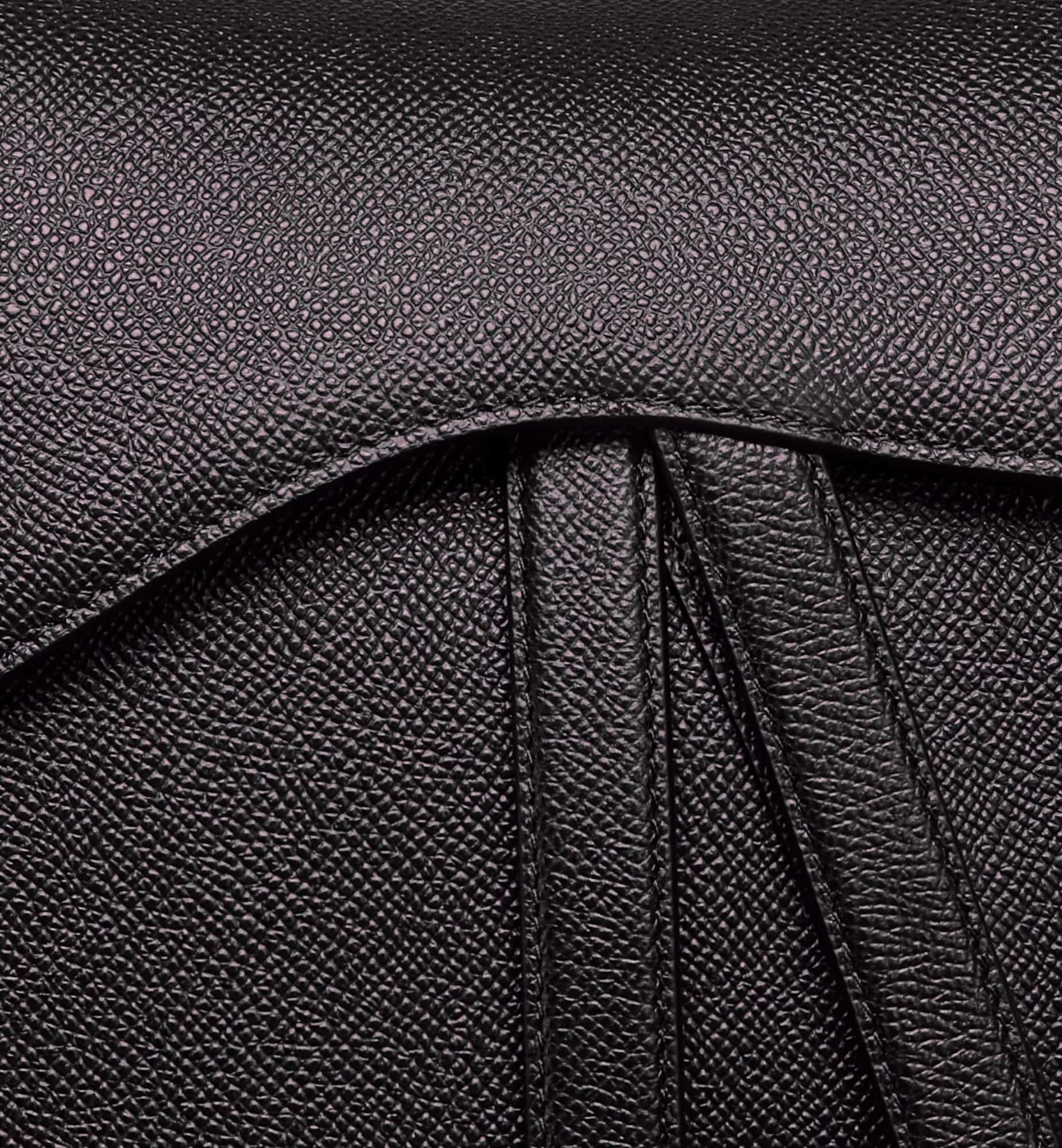 Túi Dior Saddle Bag With Shoulder Strap Black Grained Calfskin 6
