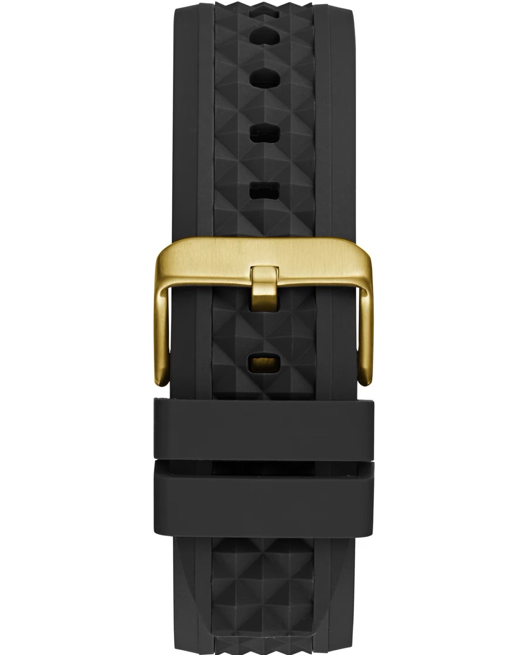Đồng hồ Nam Guess Gold-Tone and Black Silicone Multifunction Watch GW0729G2 1