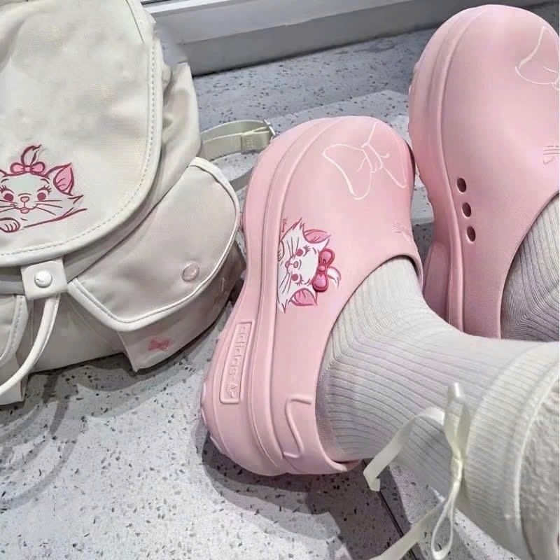 Giày Adifom Stan Smith Mule Disney The Aristocats Sandy Pink 6