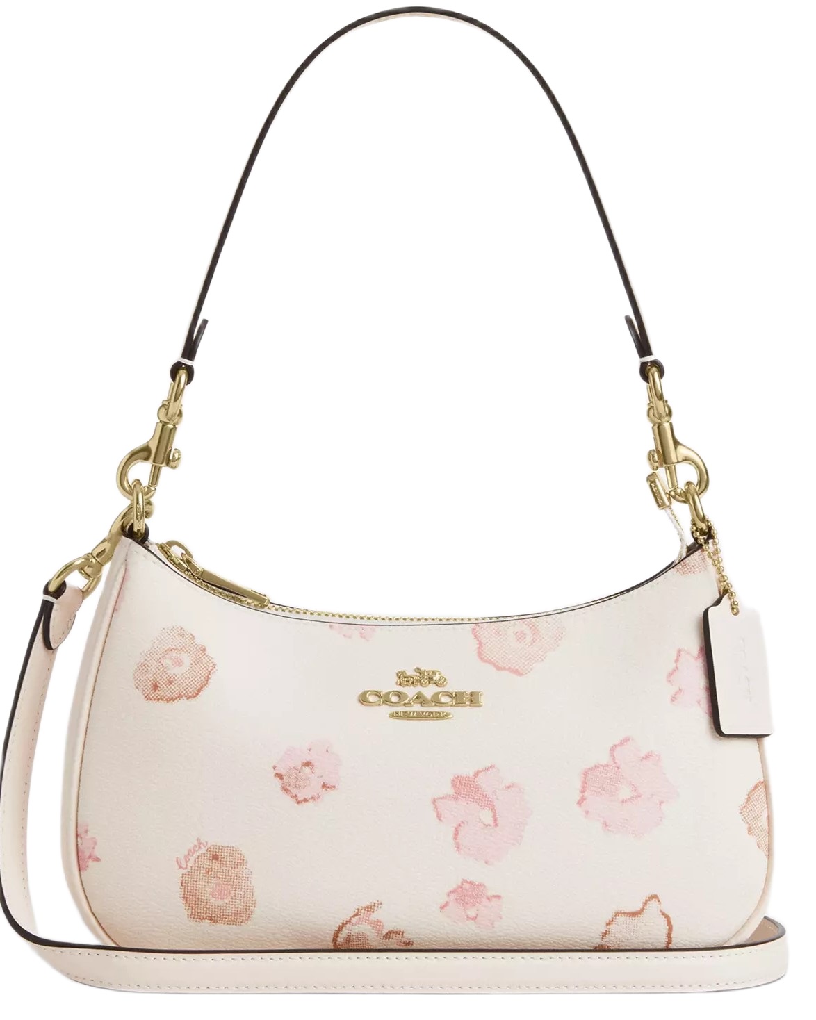 Túi Coach Teri Shoulder Bag In Floral Print Chalk Multi CW379 2