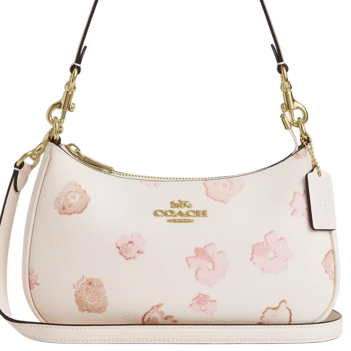 Túi Coach Teri Shoulder Bag In Floral Print Chalk Multi CW379 5