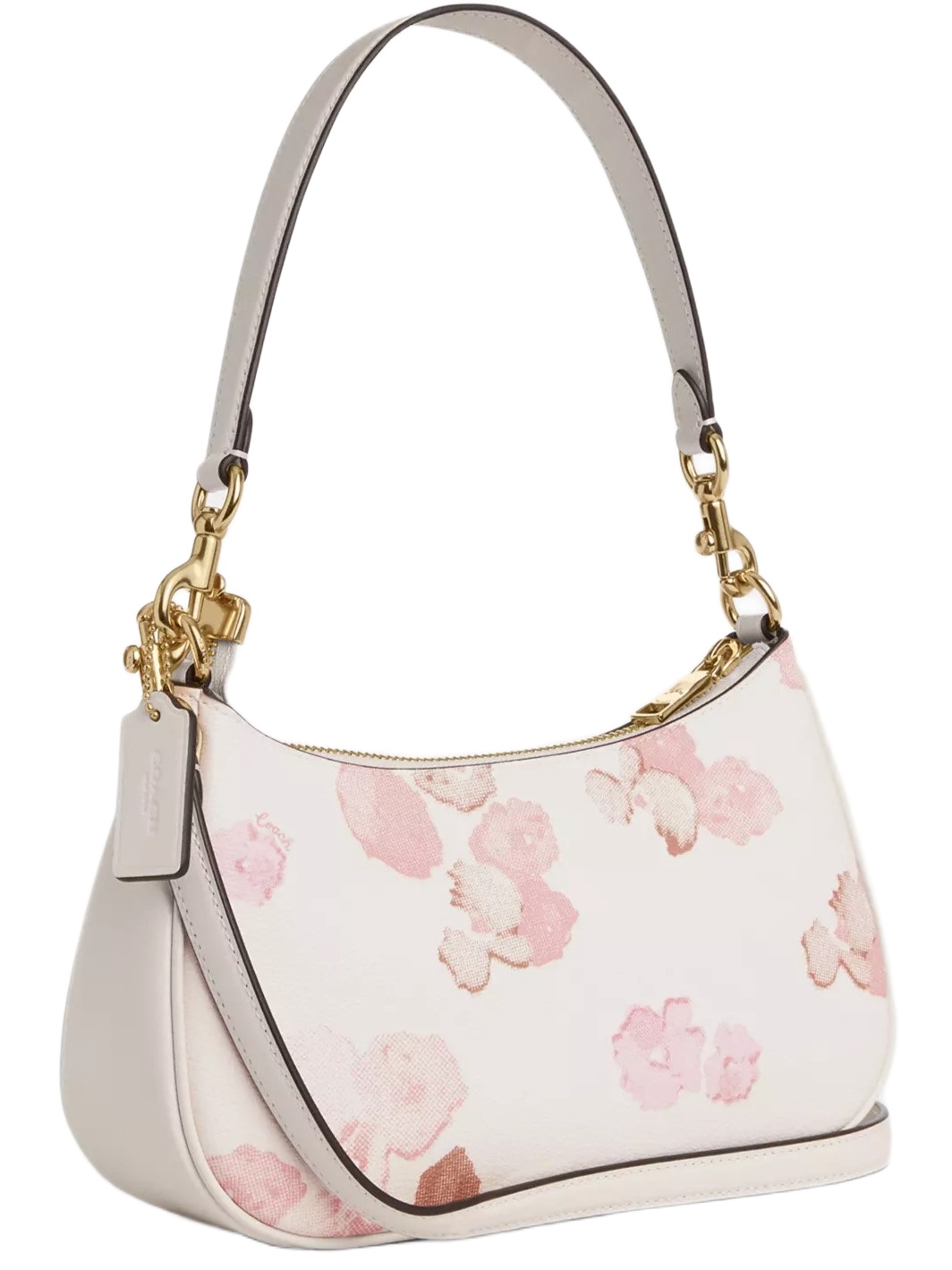 Túi Coach Teri Shoulder Bag In Floral Print Chalk Multi CW379 3
