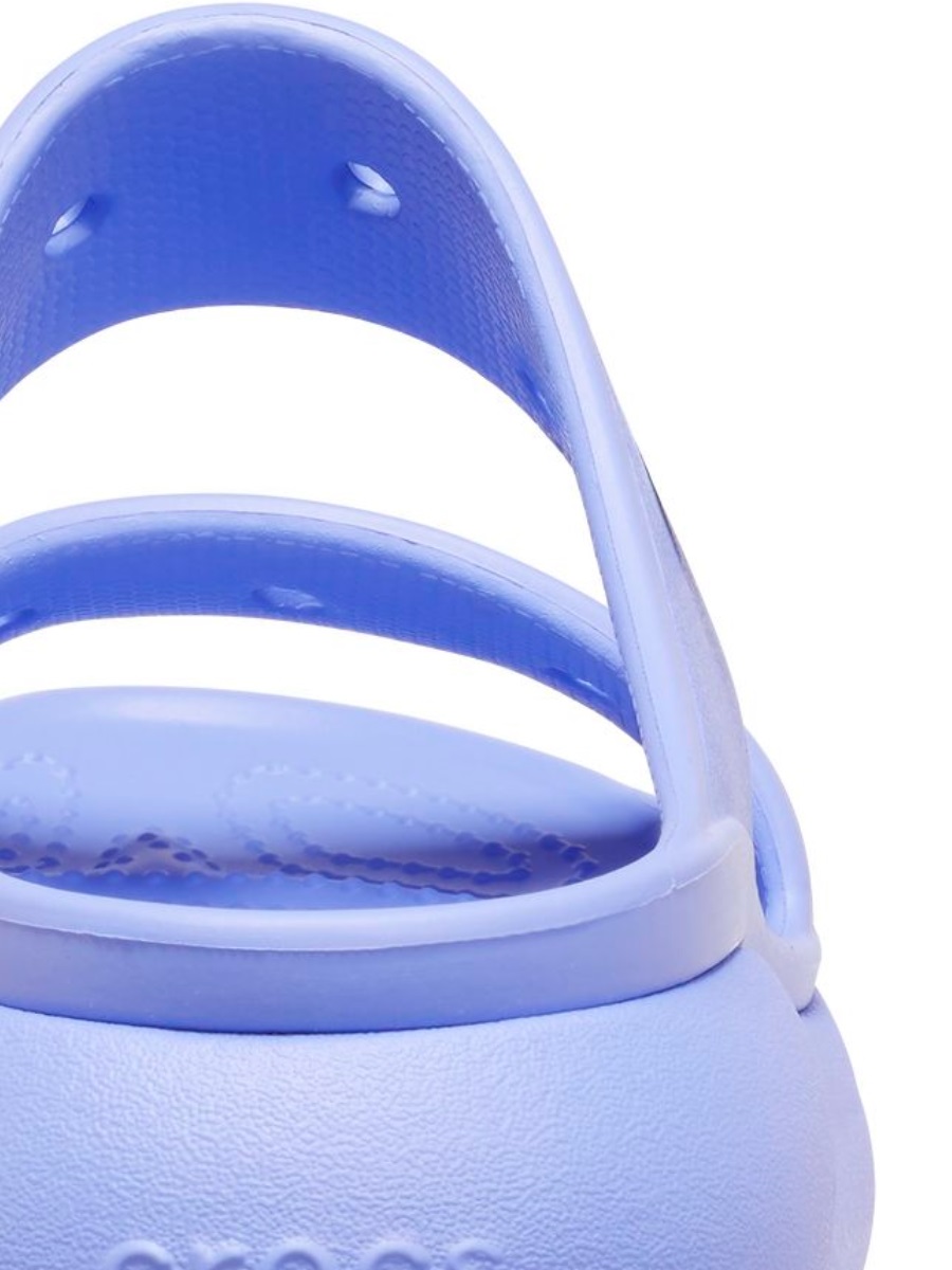 Dép nữ Crocs Classic Crush Sandal Platforms Digital Violet 9