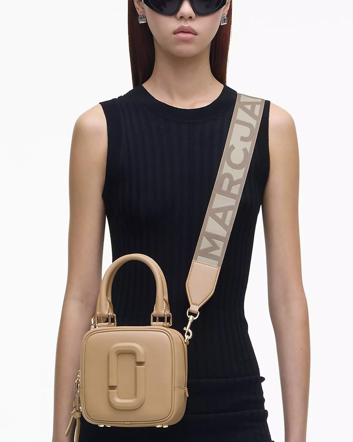 Túi xách nữ Marc jacobs The Covered J Marc Cube Camel 2P4HCR015H02 2