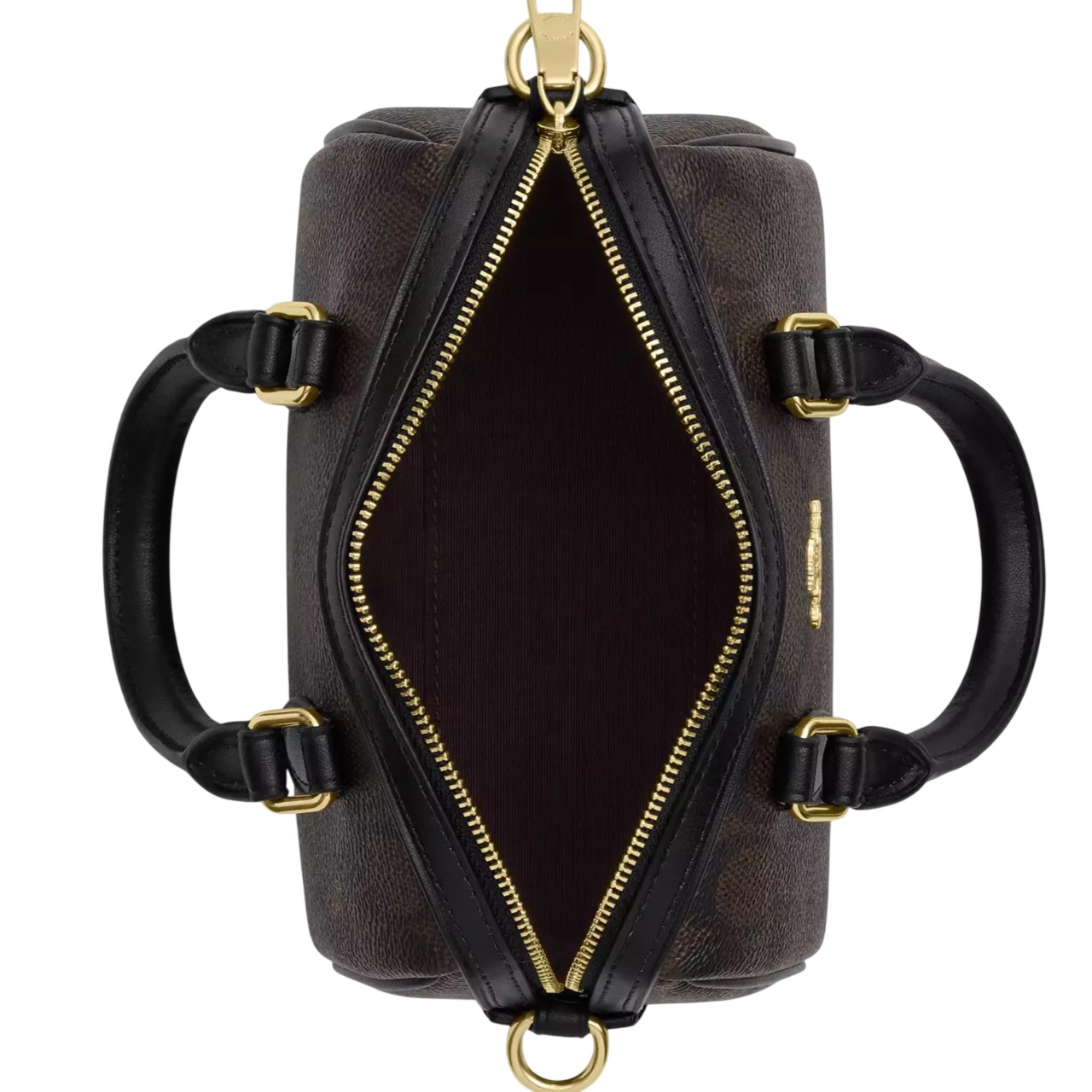 Túi Coach Mini Rowan Crossbody Bag In Signature Canvas Walnut CW329 2