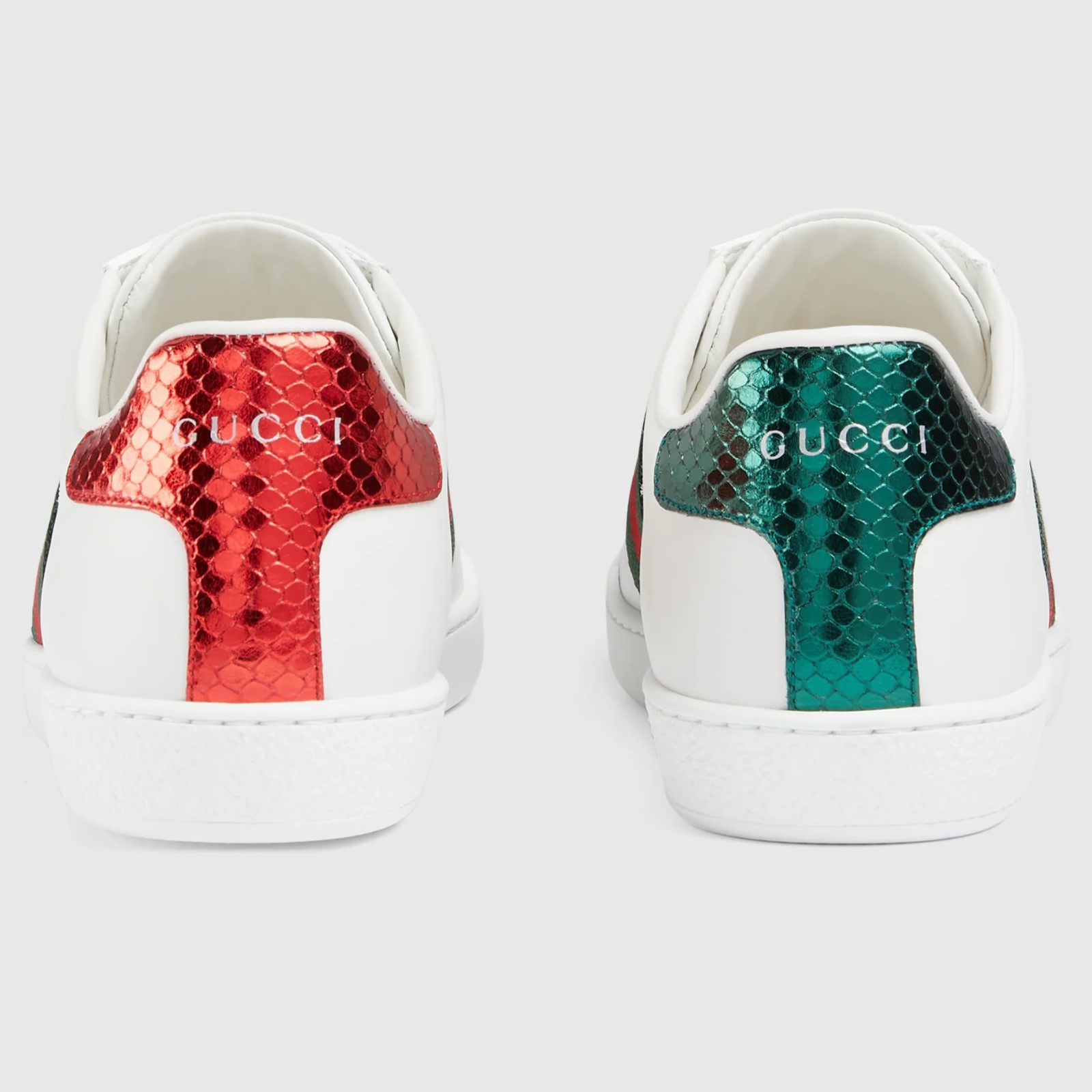 GIÀY THỂ THAO GUCCI ACE EMBROIDERED SNEAKER WHITE LEATHER WITH BEE MÀU TRẮNG 14