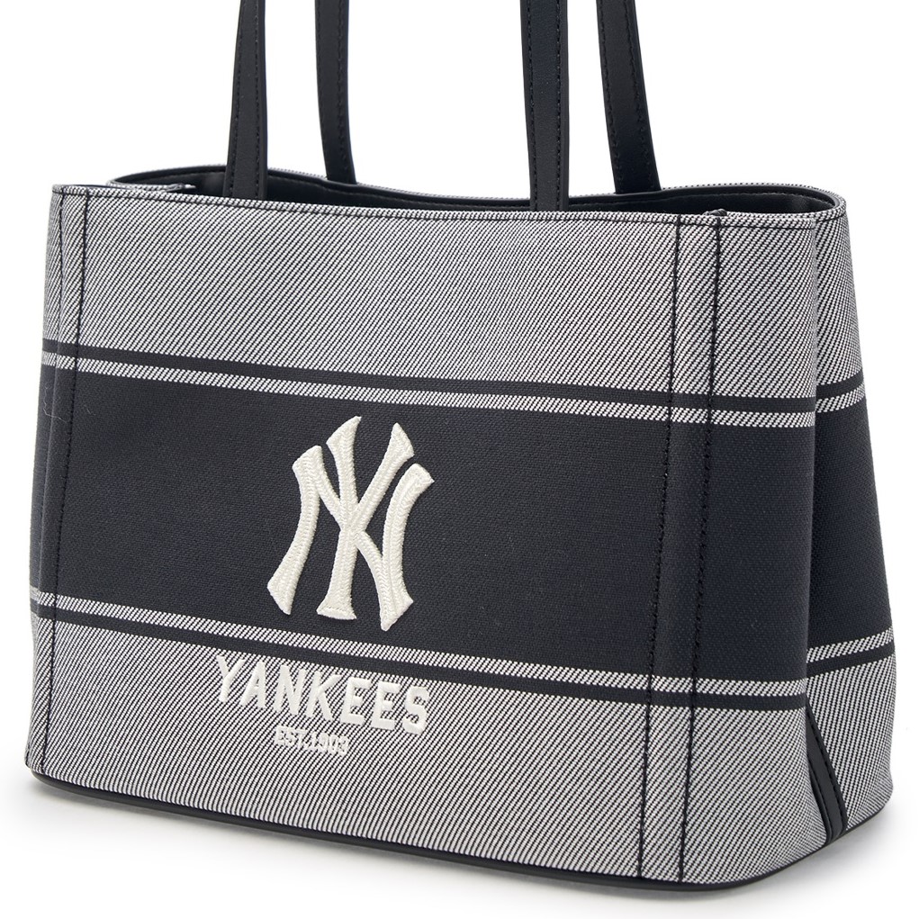 Túi Tote MLB Varsity Lettering Canvas Tote Bag New York Yankees 3ABQB015N-50BKS 4