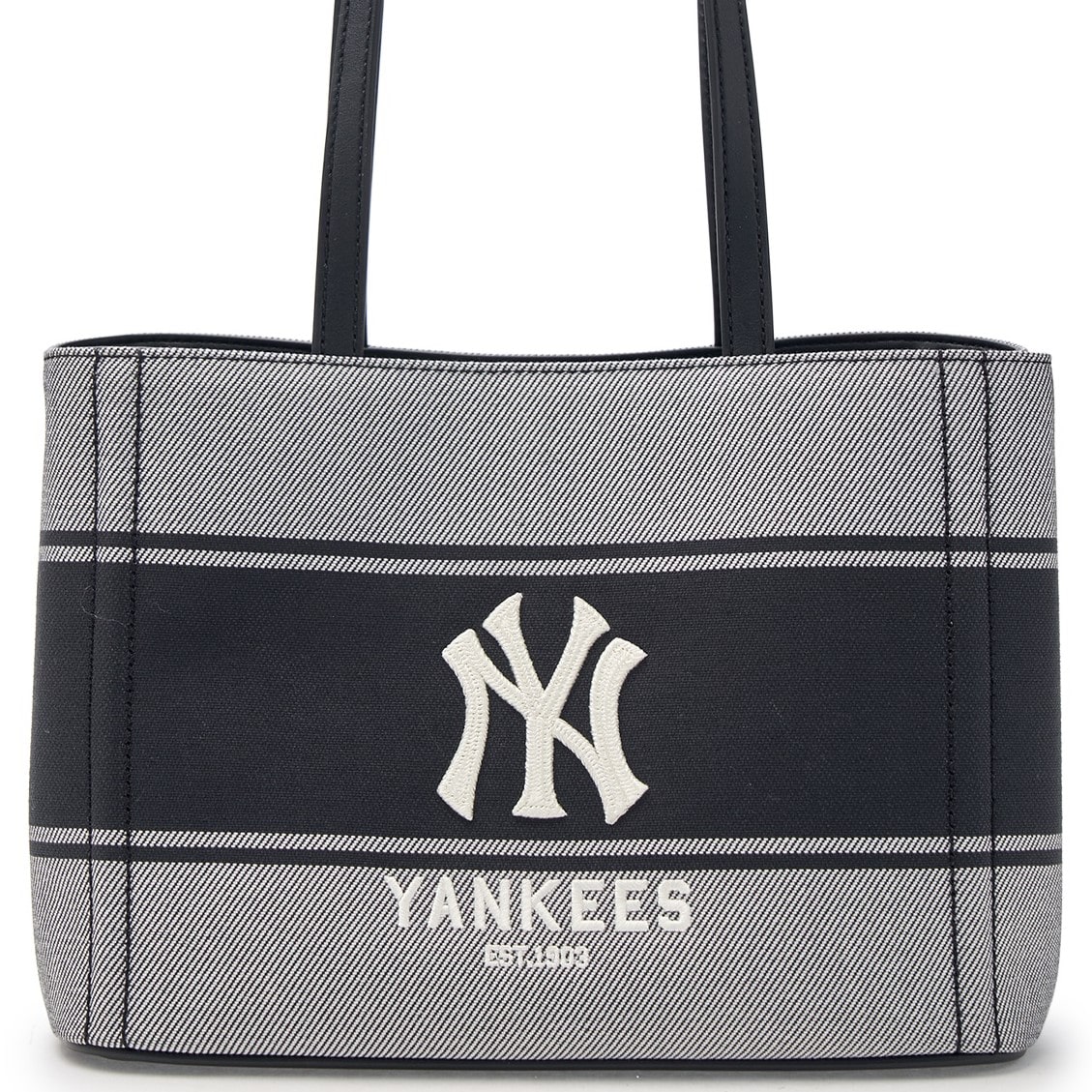 Túi Tote MLB Varsity Lettering Canvas Tote Bag New York Yankees 3ABQB015N-50BKS 10