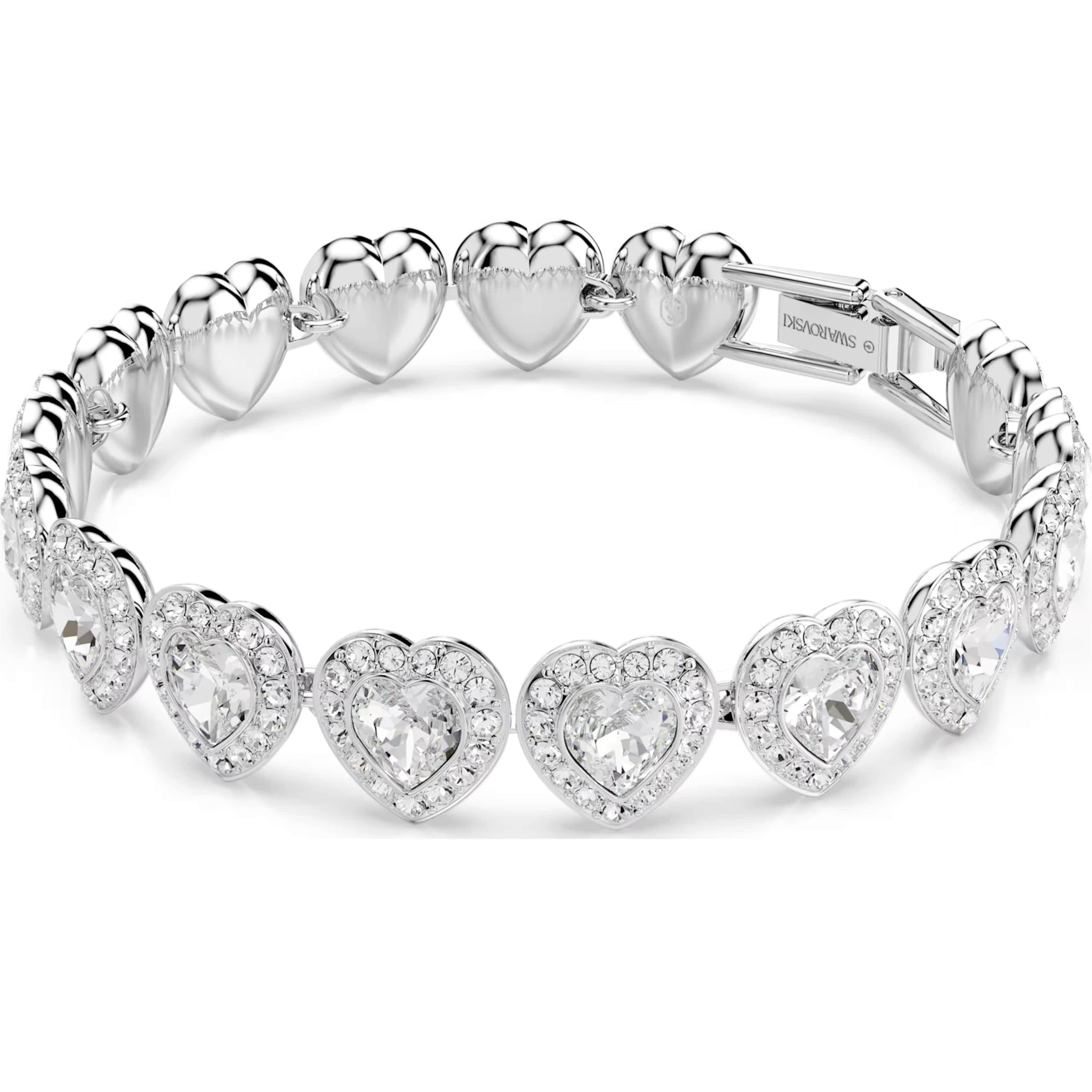 Vòng tay Ariana Grande x Swarovski Bracelet Mixed Cuts Heart White Rhodium Plated 5720860 9