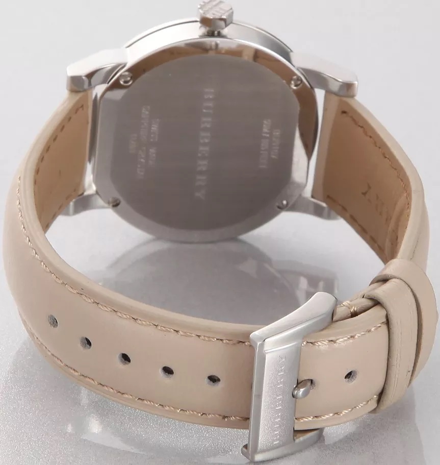 Đồng hồ nữ Burberry Ladies Watch The City Check Neutral Silver BU9107 1