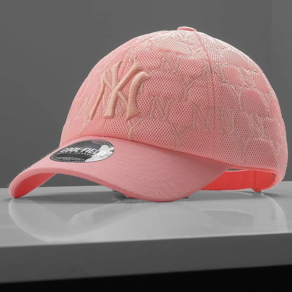 Mũ bucket NY hồng mũ monogram MLB hot trend FULL TAG  Lazadavn