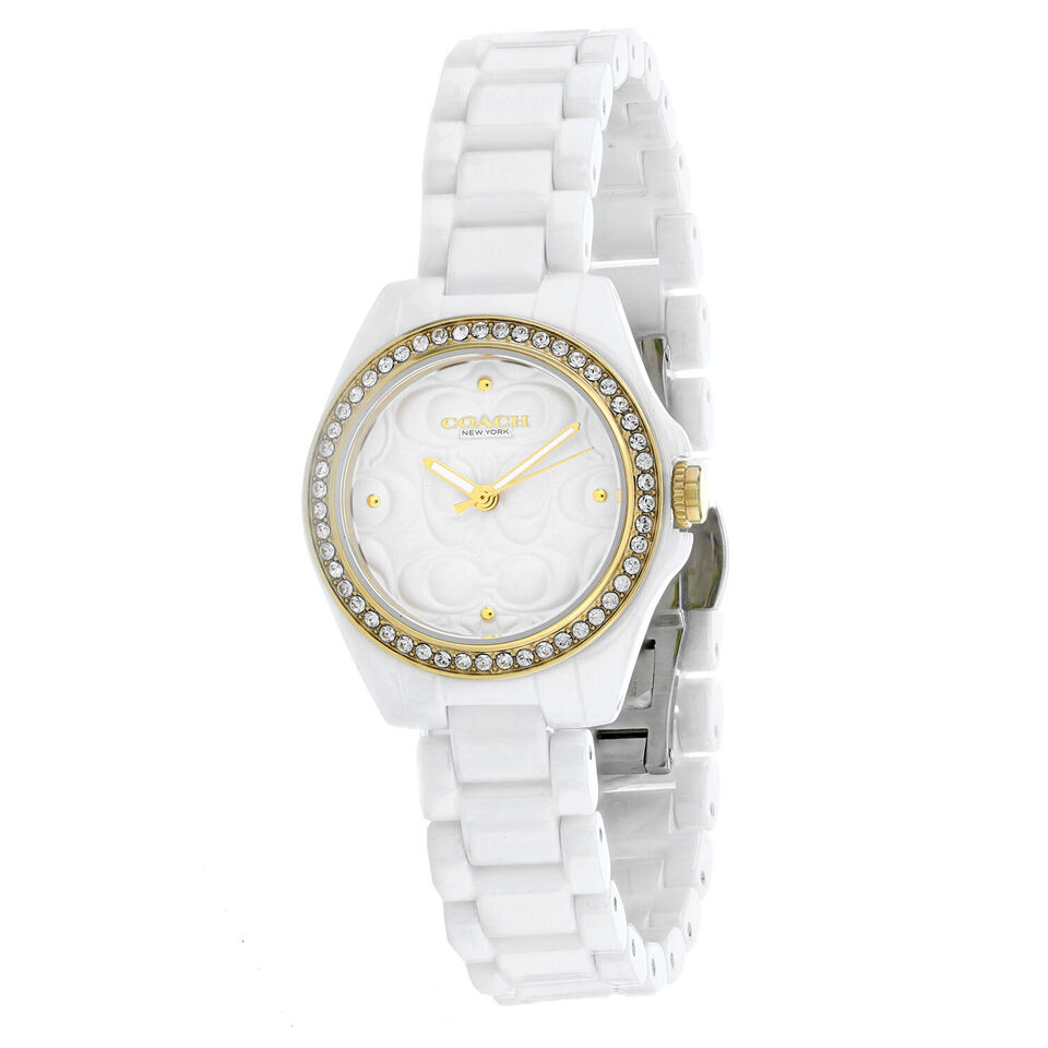 ĐỒNG HỒ NỮ COACH ASTOR WHITE DIAL CRYSTAL ACCENTS QUARTZ 14503254 WOMENS WATCH 8