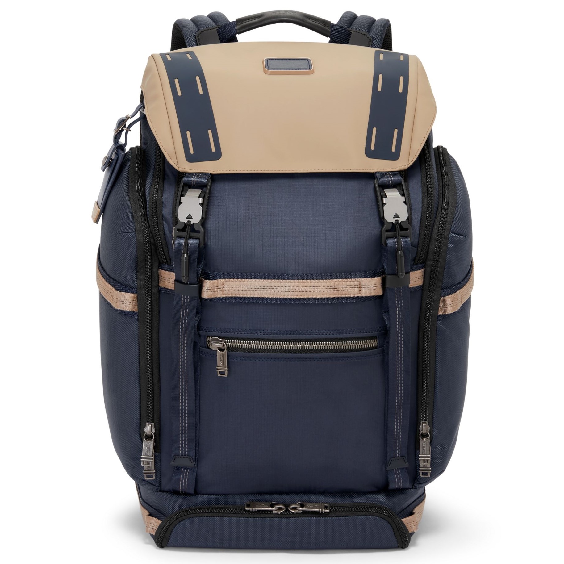 BALO NAM TUMI ALPHA BRAVO EXPEDITION FLAP MIDNIGHT NAVY KHAKI BACKPACK 1501853487 2