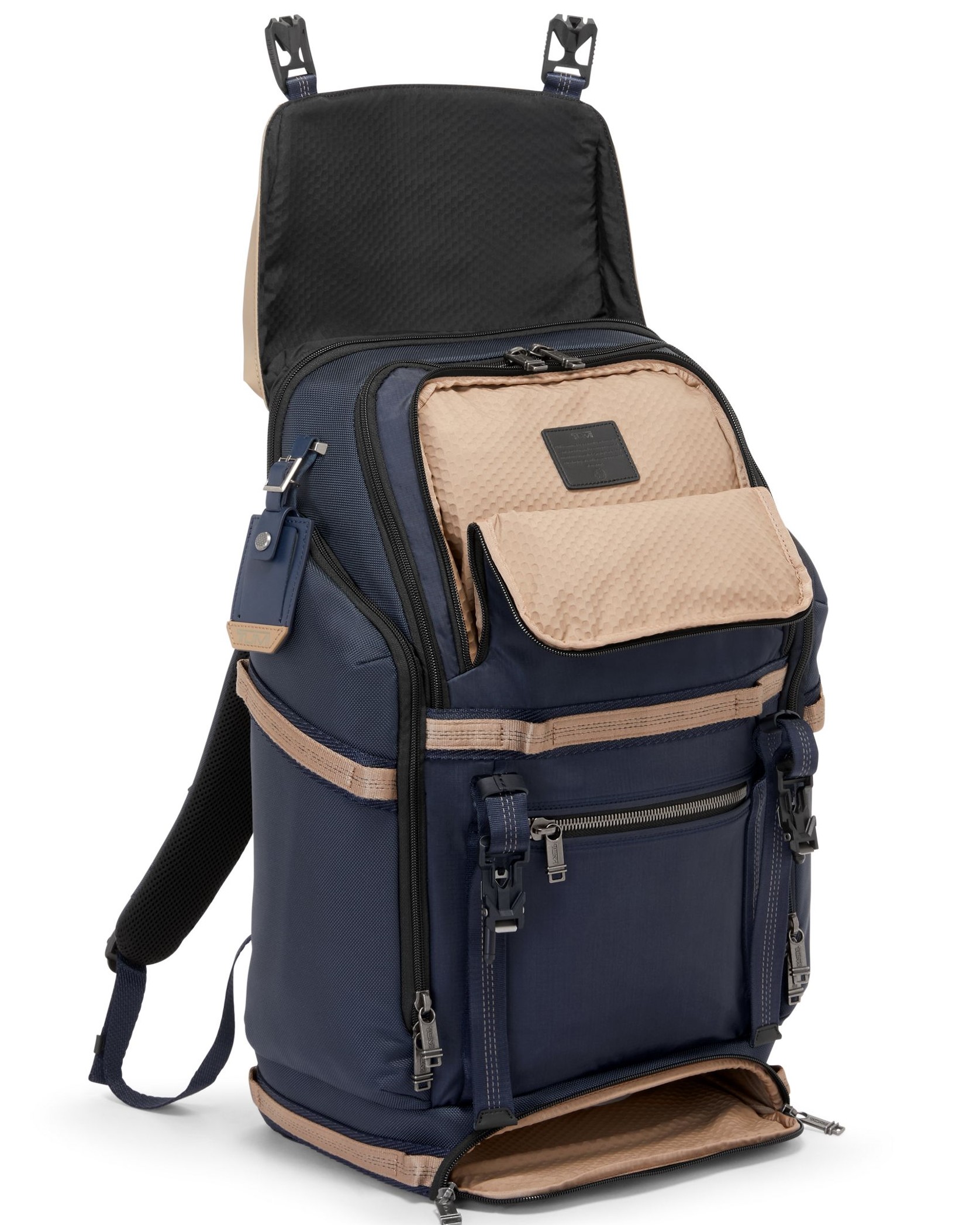 BALO NAM TUMI ALPHA BRAVO EXPEDITION FLAP MIDNIGHT NAVY KHAKI BACKPACK 1501853487 8