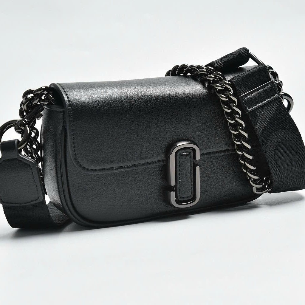 TÚI XÁCH NỮ MARC JACOBS THE J MARC MINI SHOULDER BAG BLACK GUNMETAL 5
