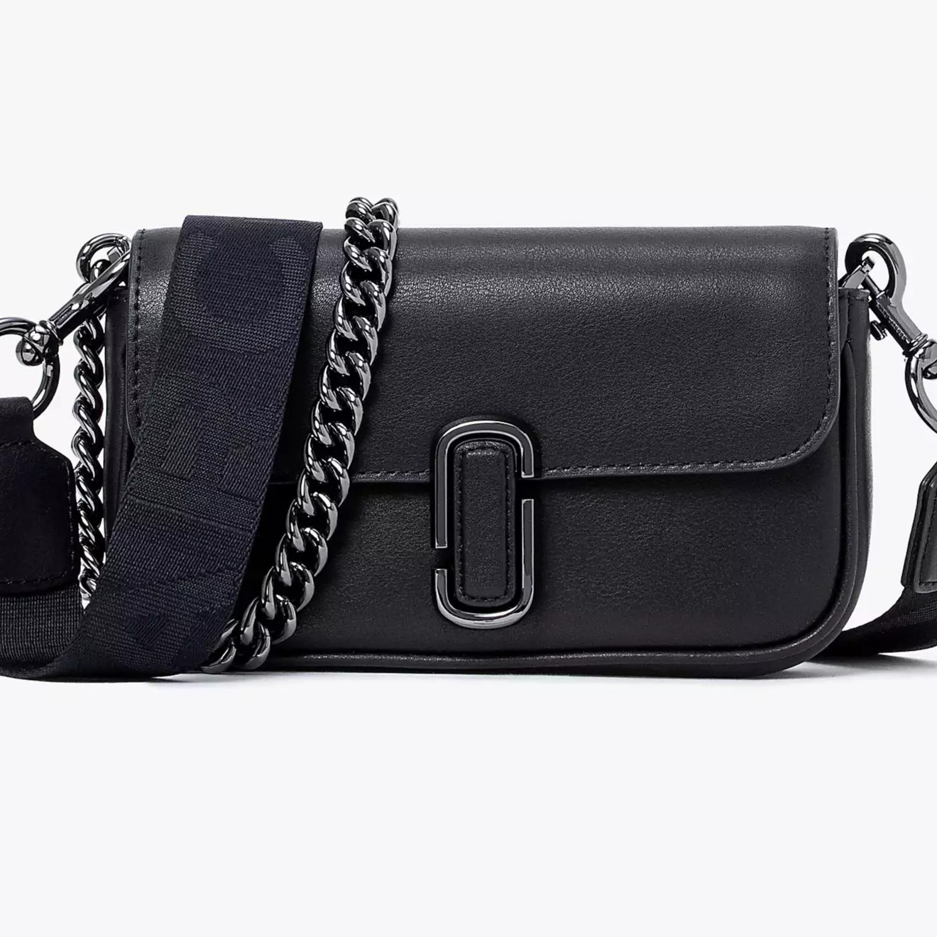 TÚI XÁCH NỮ MARC JACOBS THE J MARC MINI SHOULDER BAG BLACK GUNMETAL 12