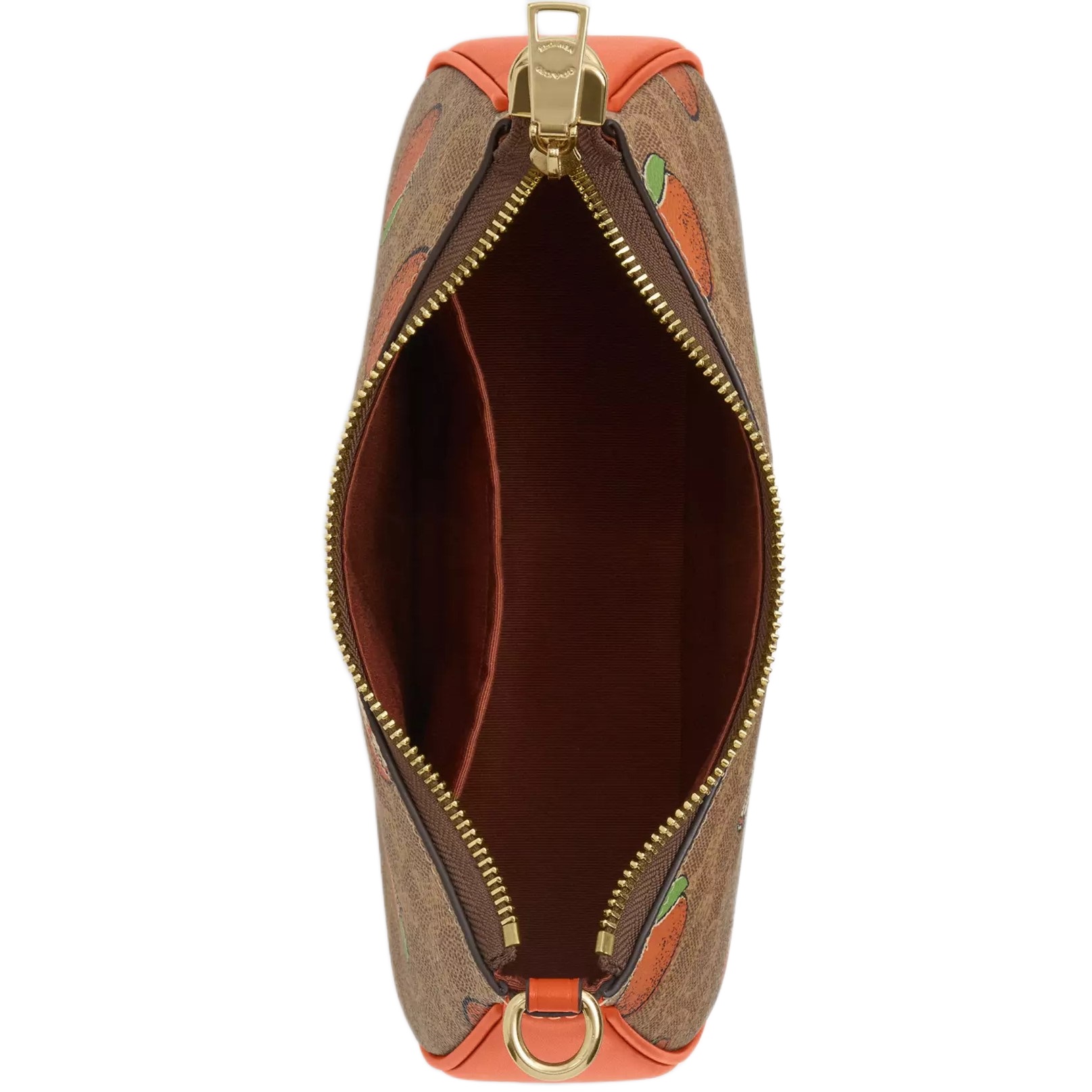 Túi kẹp nách Coach Teri Shoulder Bag In Signature Canvas With Orange Print CAL80 2