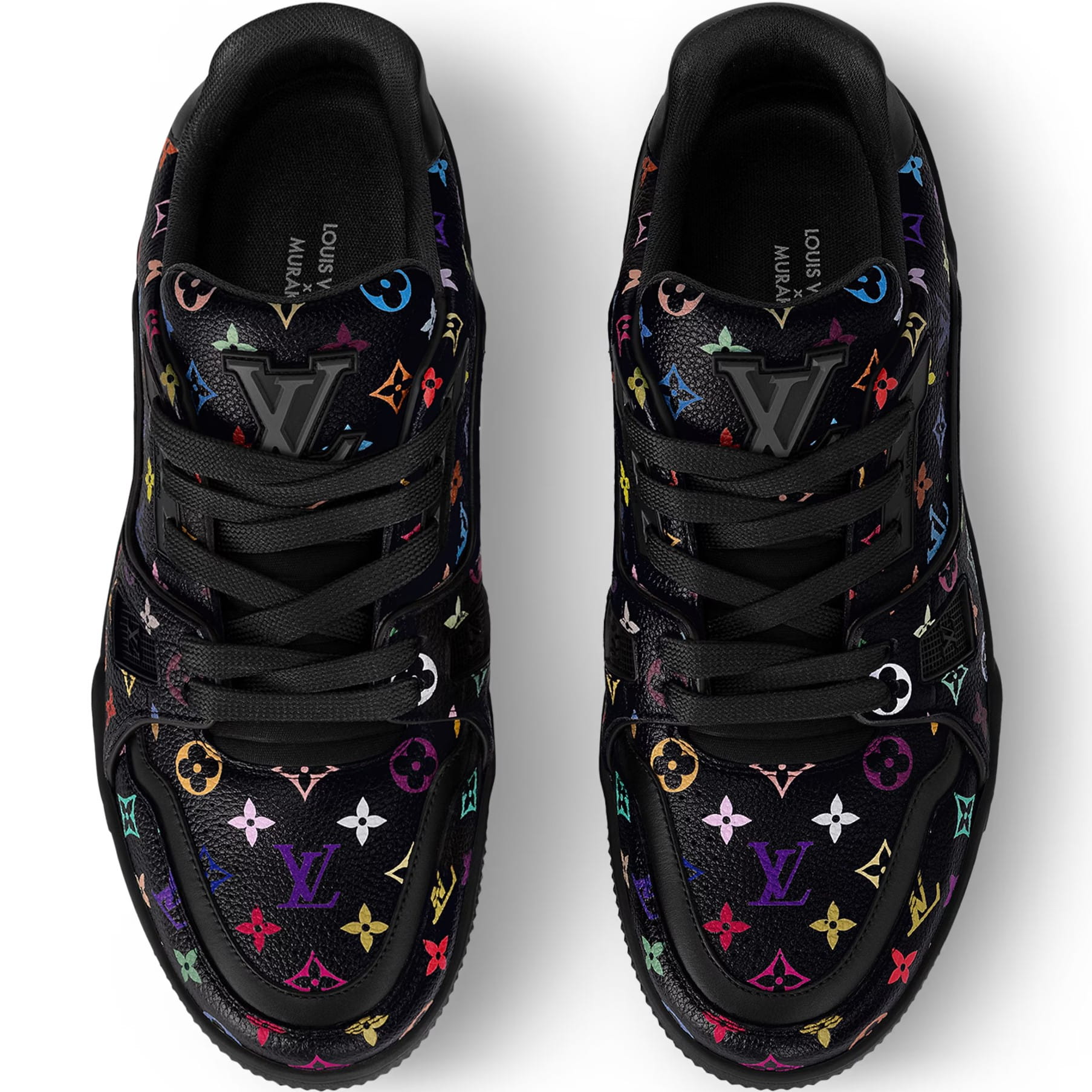 Giày Thể Thao LV Trainer LV x TM Noir 1AHEKZ 4