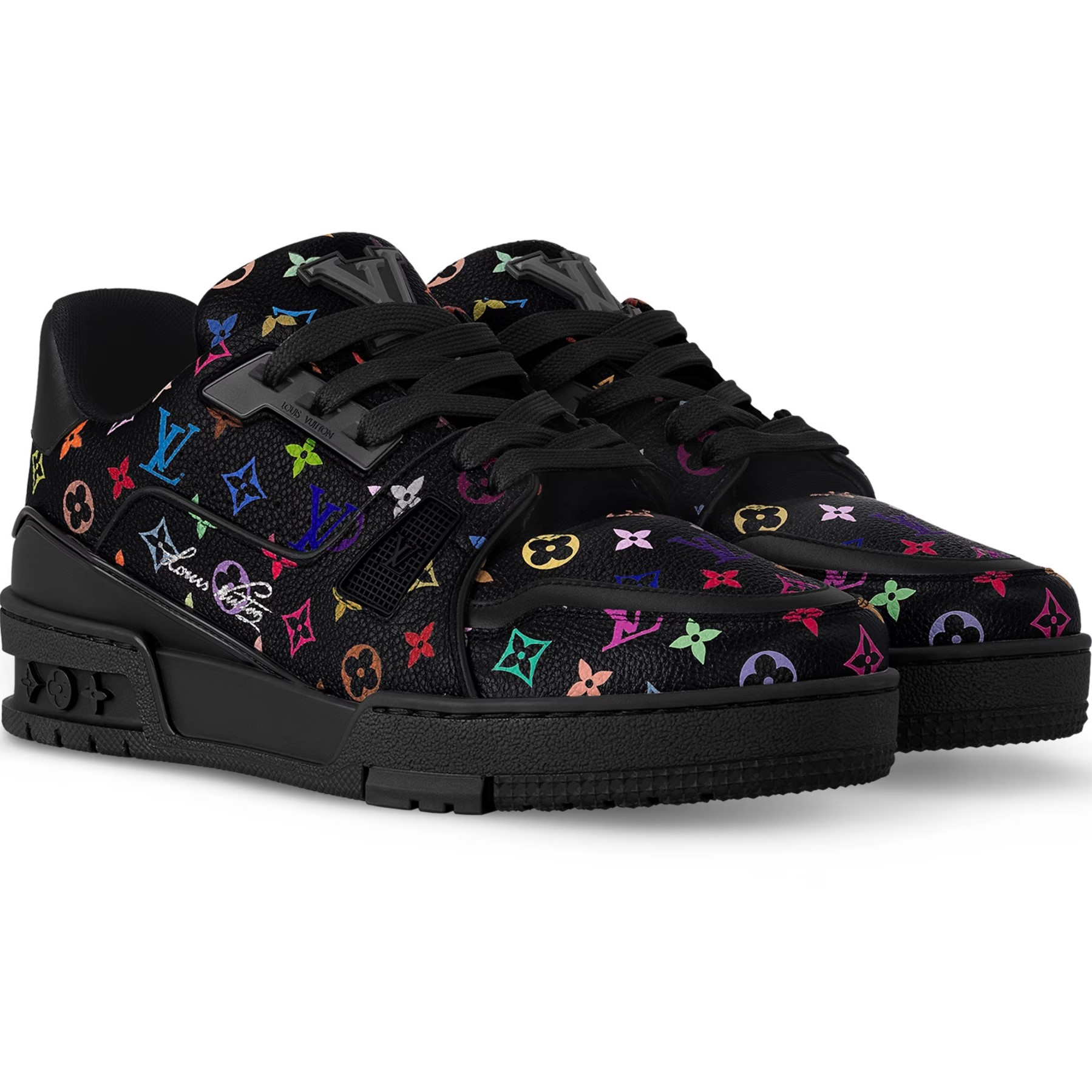 Giày Thể Thao LV Trainer LV x TM Noir 1AHEKZ 5