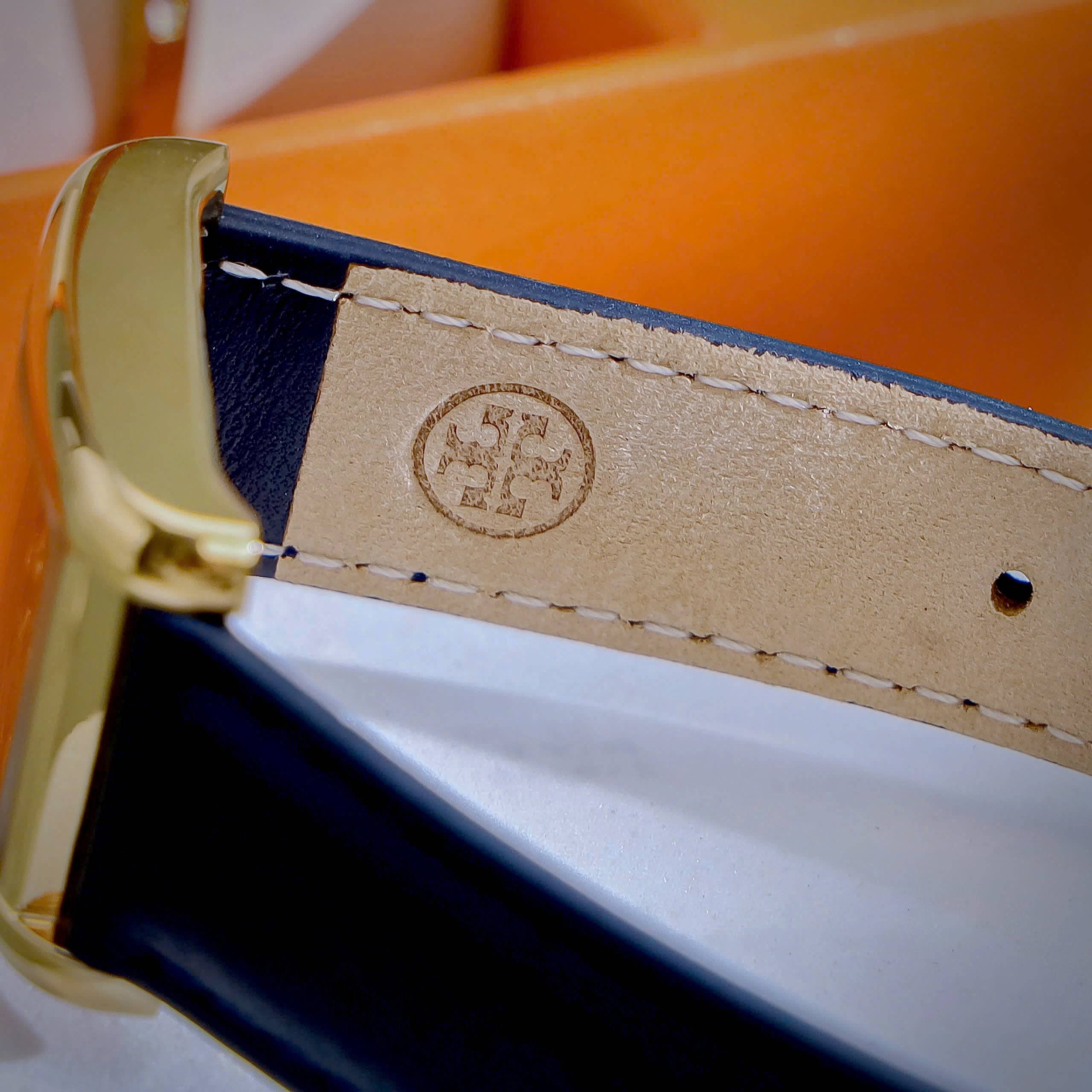 Đồng hồ nữ Tory Burch Womens The Eleanor Navy Leather Strap Watch TBW1021 5
