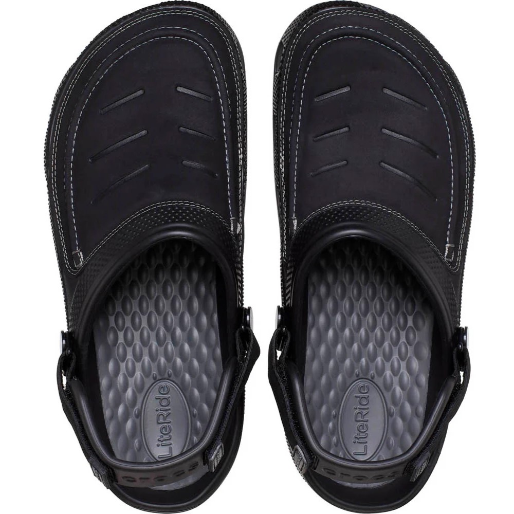 Dép Crocs Yukon Vista II LR Clog Black Slate Grey 3