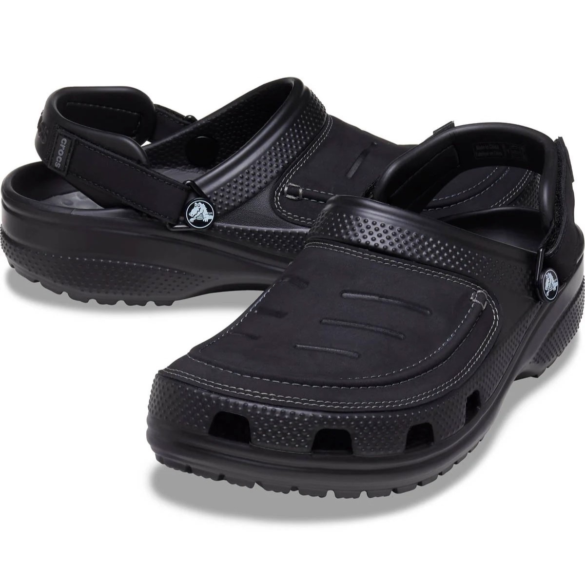 Dép Crocs Yukon Vista II LR Clog Black Slate Grey 5