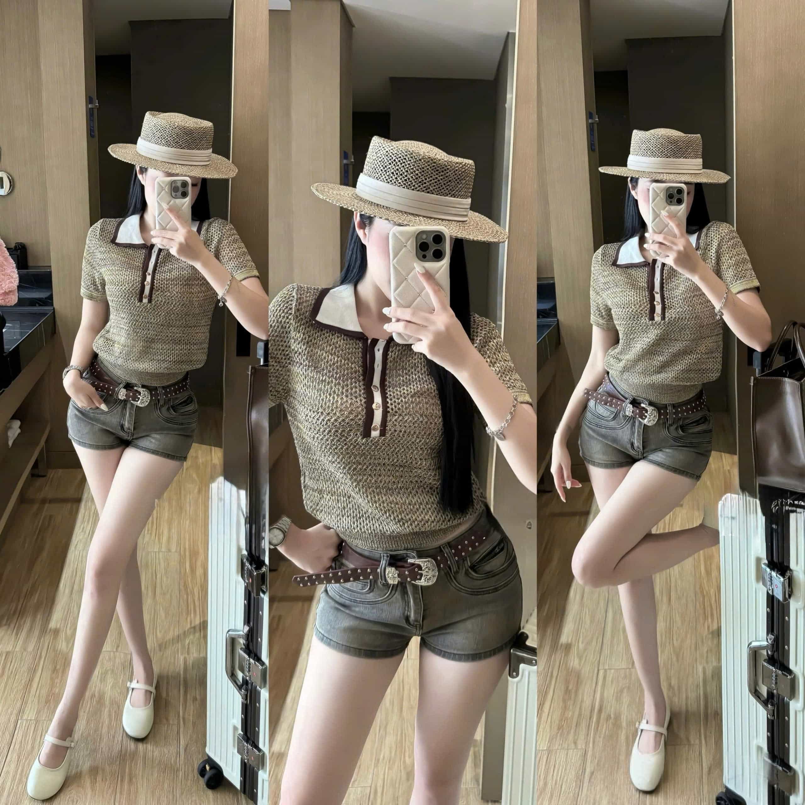 Áo lưới nữ Chanel 10