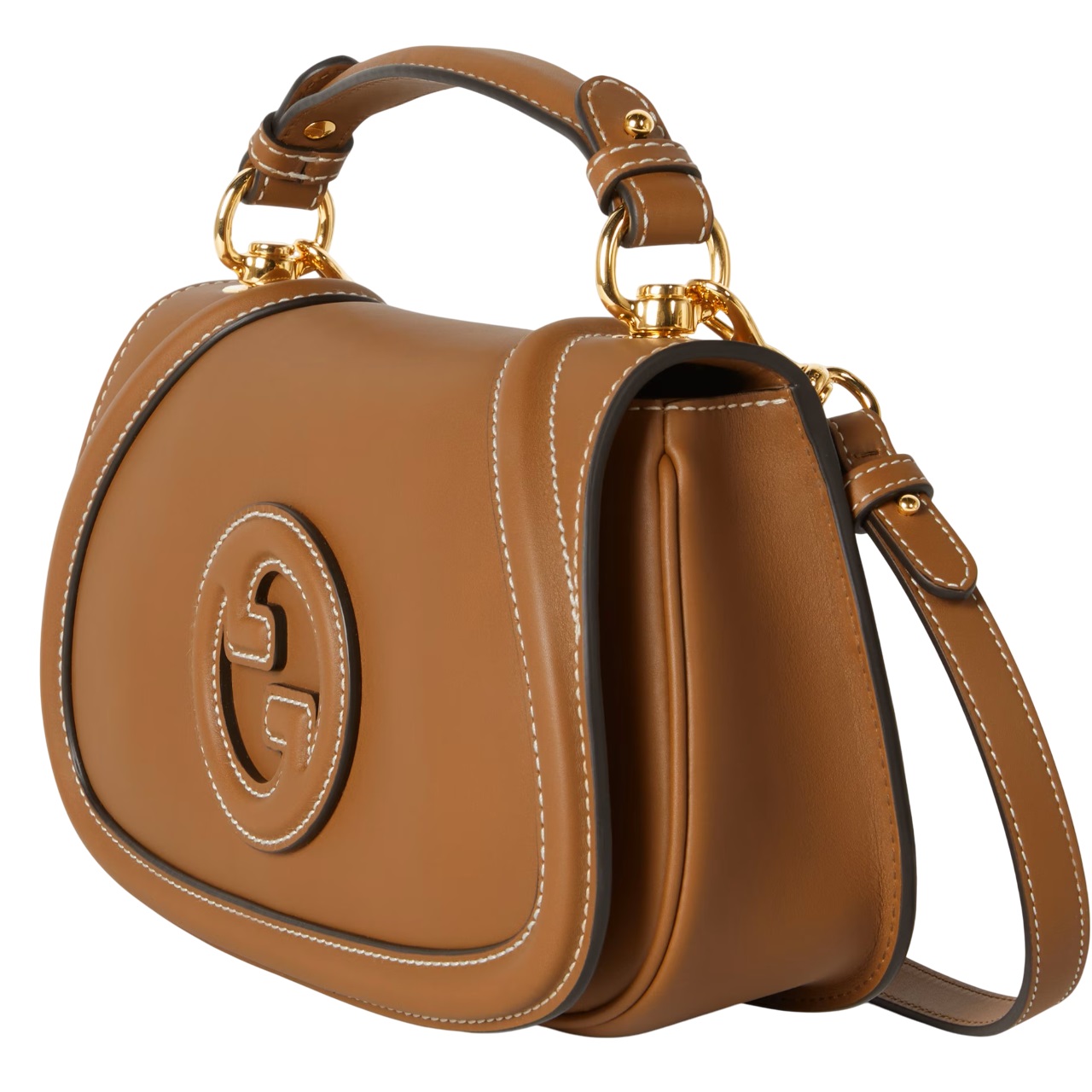 Túi Gucci Blondie Small Top Handle Bag Brown Smooth Leather 6