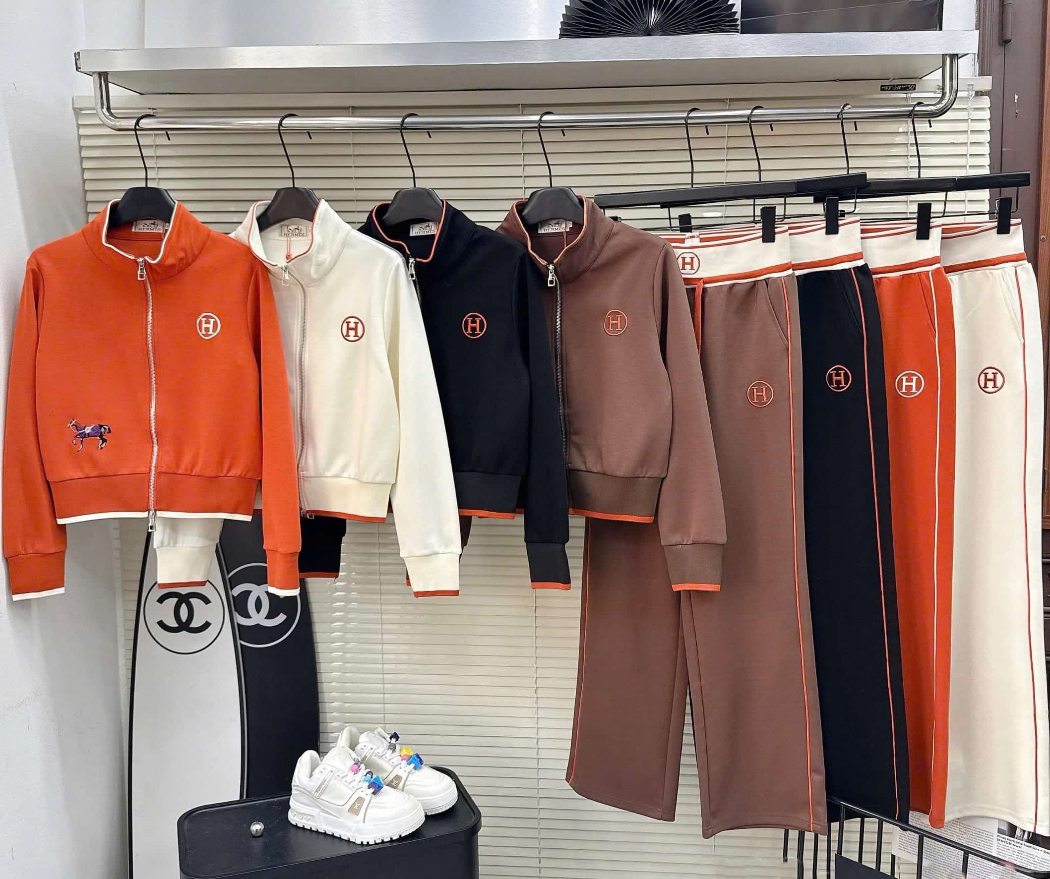 Set bộ áo quần thun nữ Hermes 16