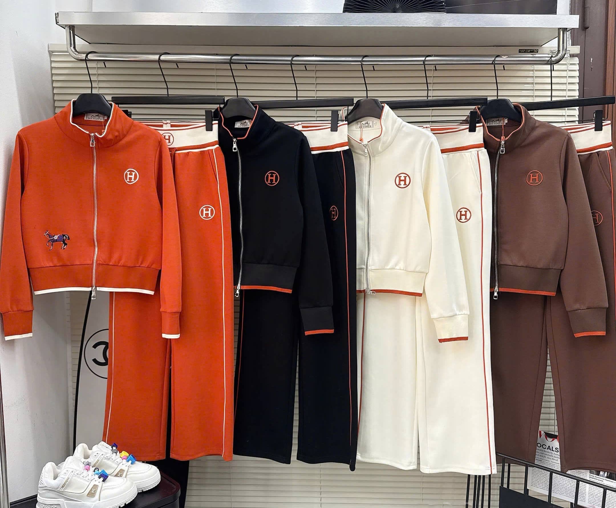 Set bộ áo quần thun nữ Hermes 13