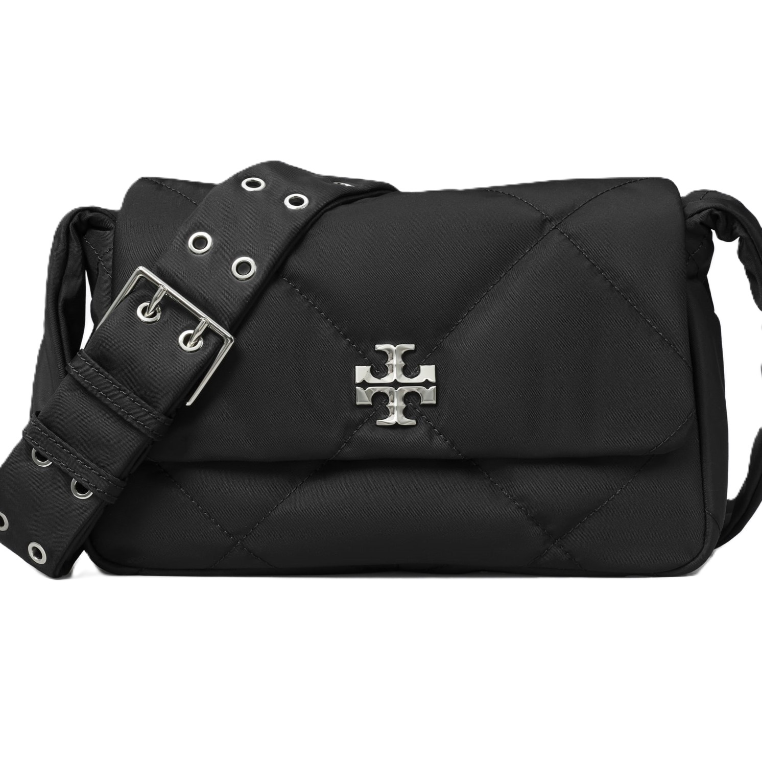 Túi Tory Burch Kira Diamond Quilt Nylon Messenger Bag Black 4