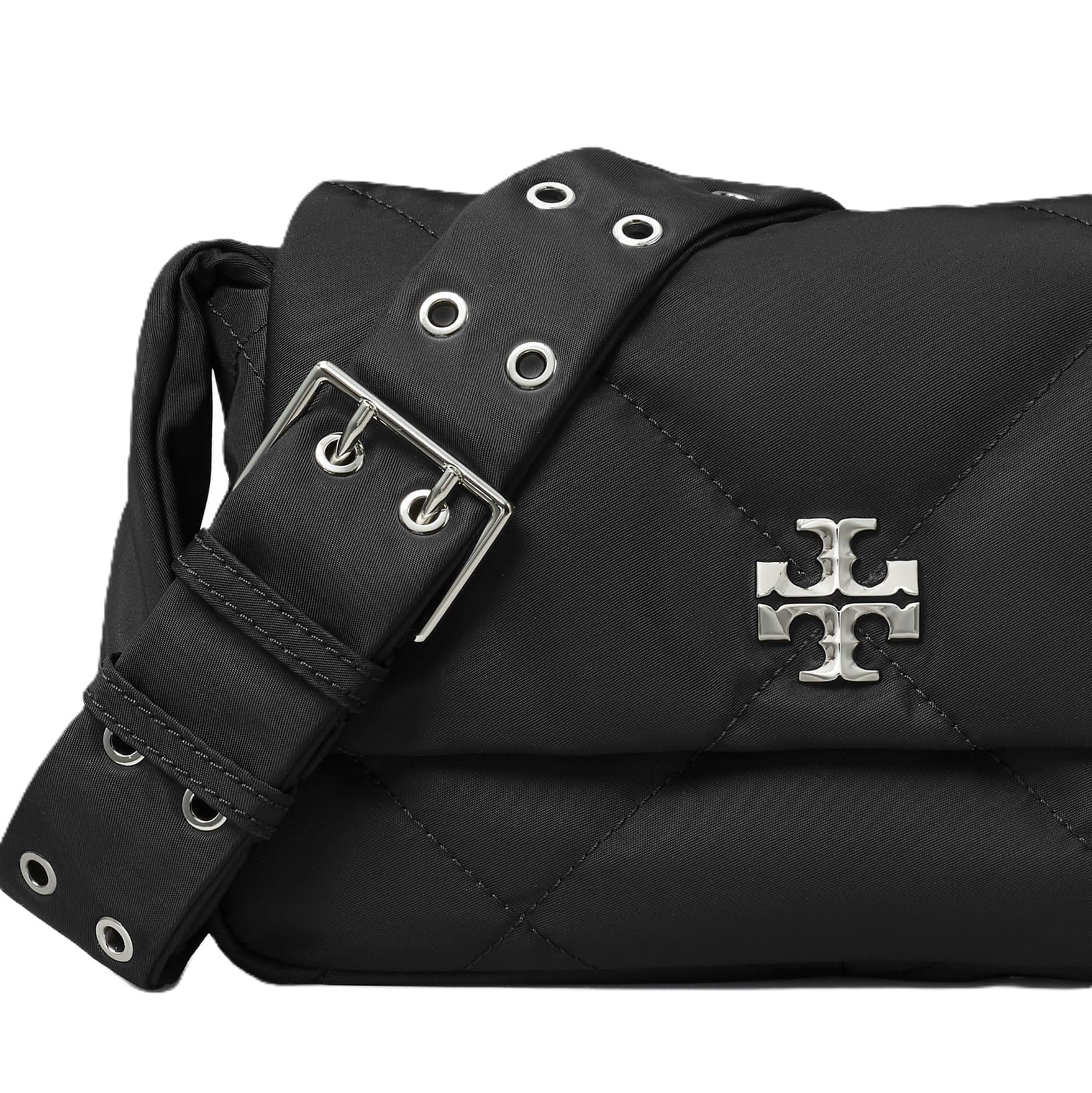 Túi Tory Burch Kira Diamond Quilt Nylon Messenger Bag Black 5