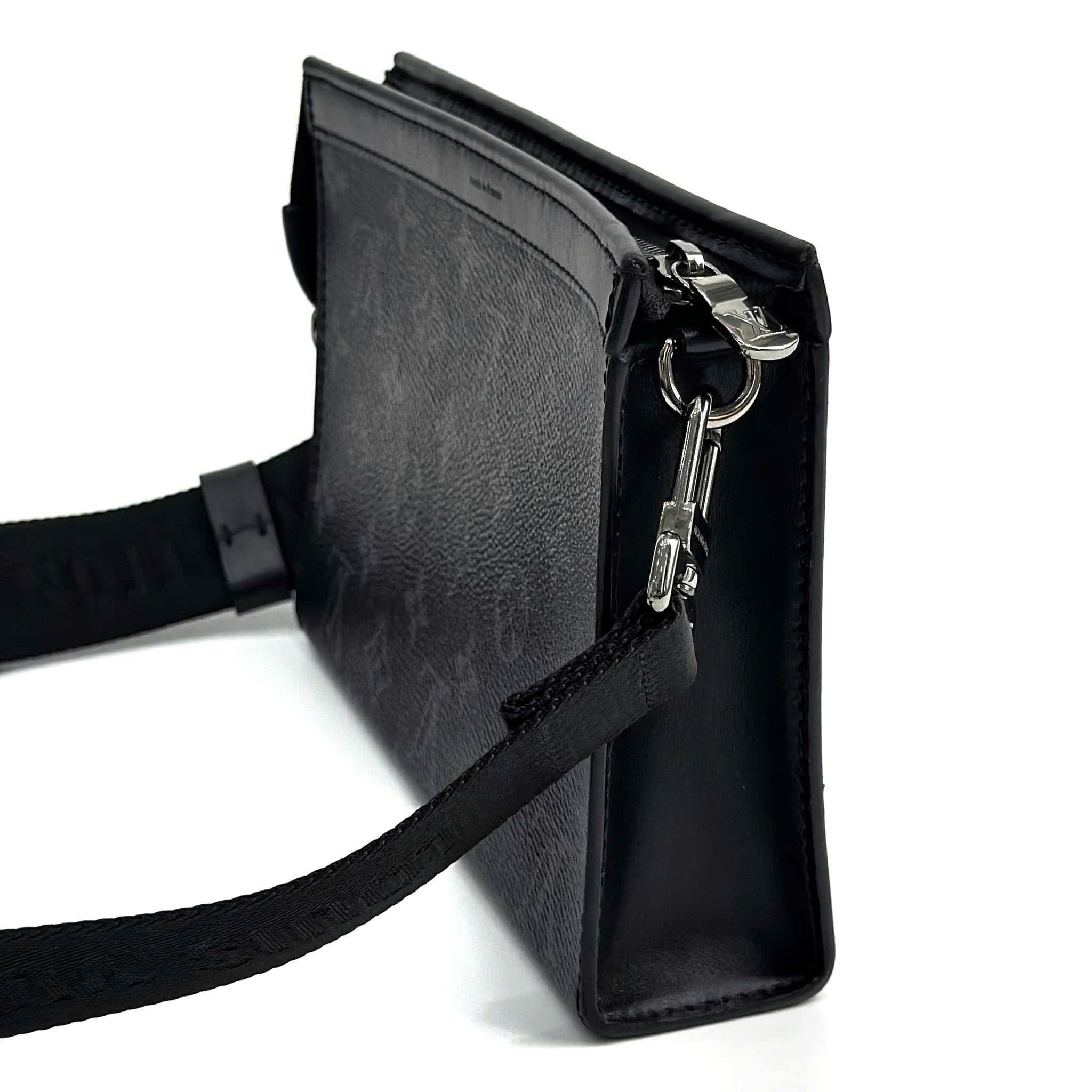 Túi LV Nam Louis Vuitton Gaston Wearable Wallet Monogram Eclipse 8