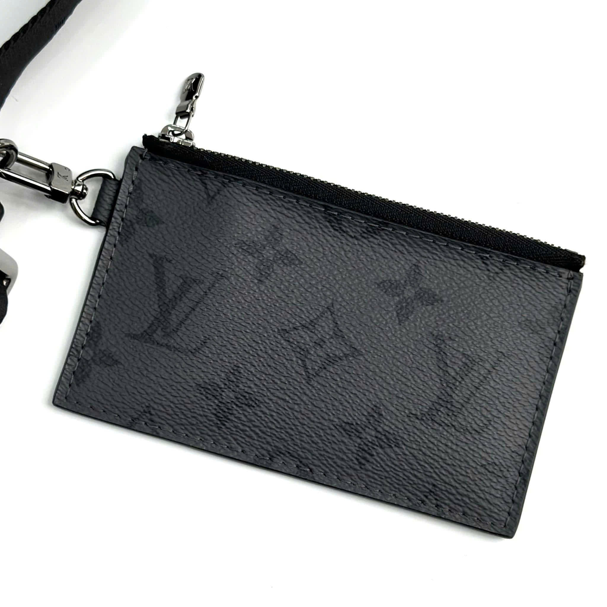 Túi LV Nam Louis Vuitton Gaston Wearable Wallet Monogram Eclipse 12