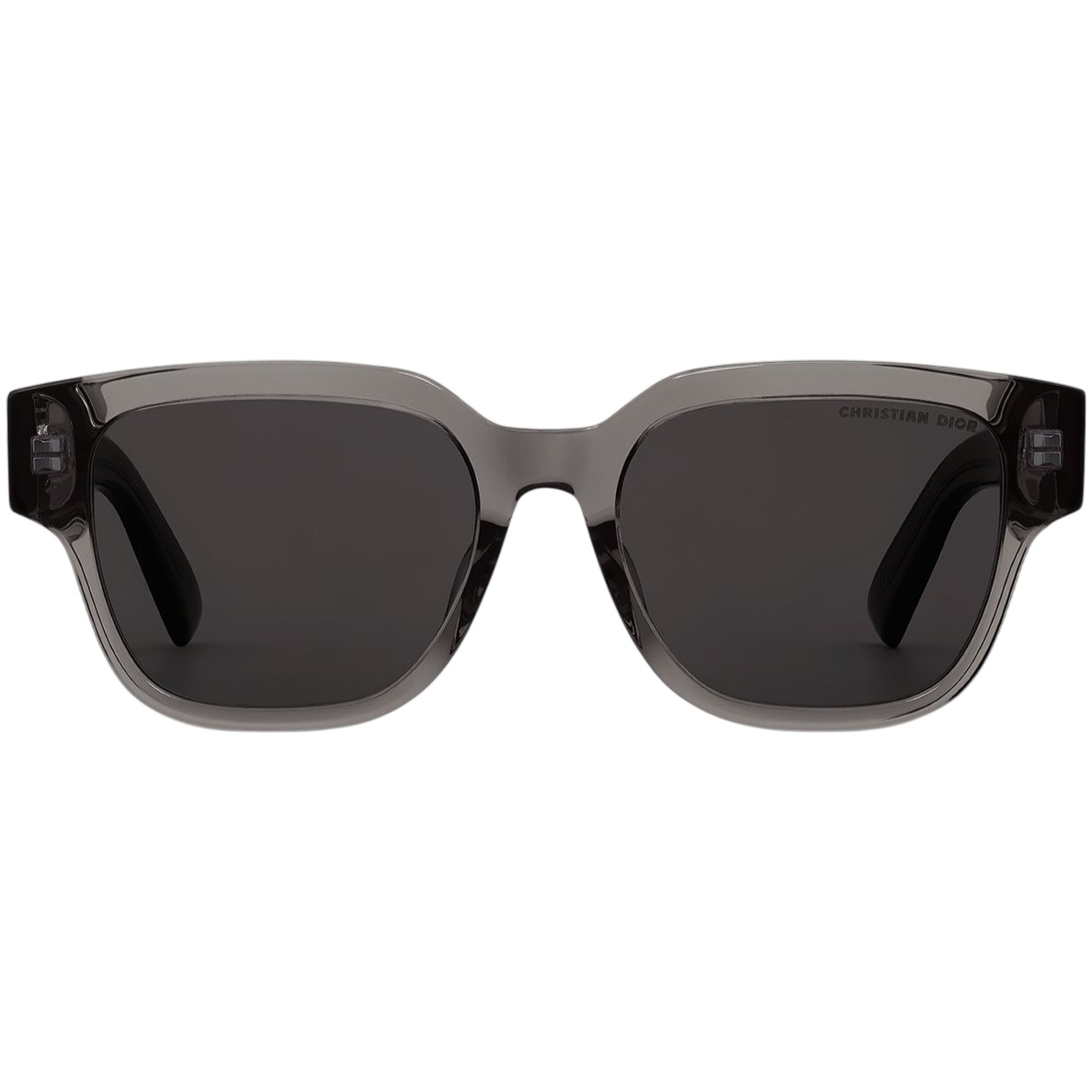 Kính mát Dior DiorOblique S1I Transparent Black Square Sunglasses 3